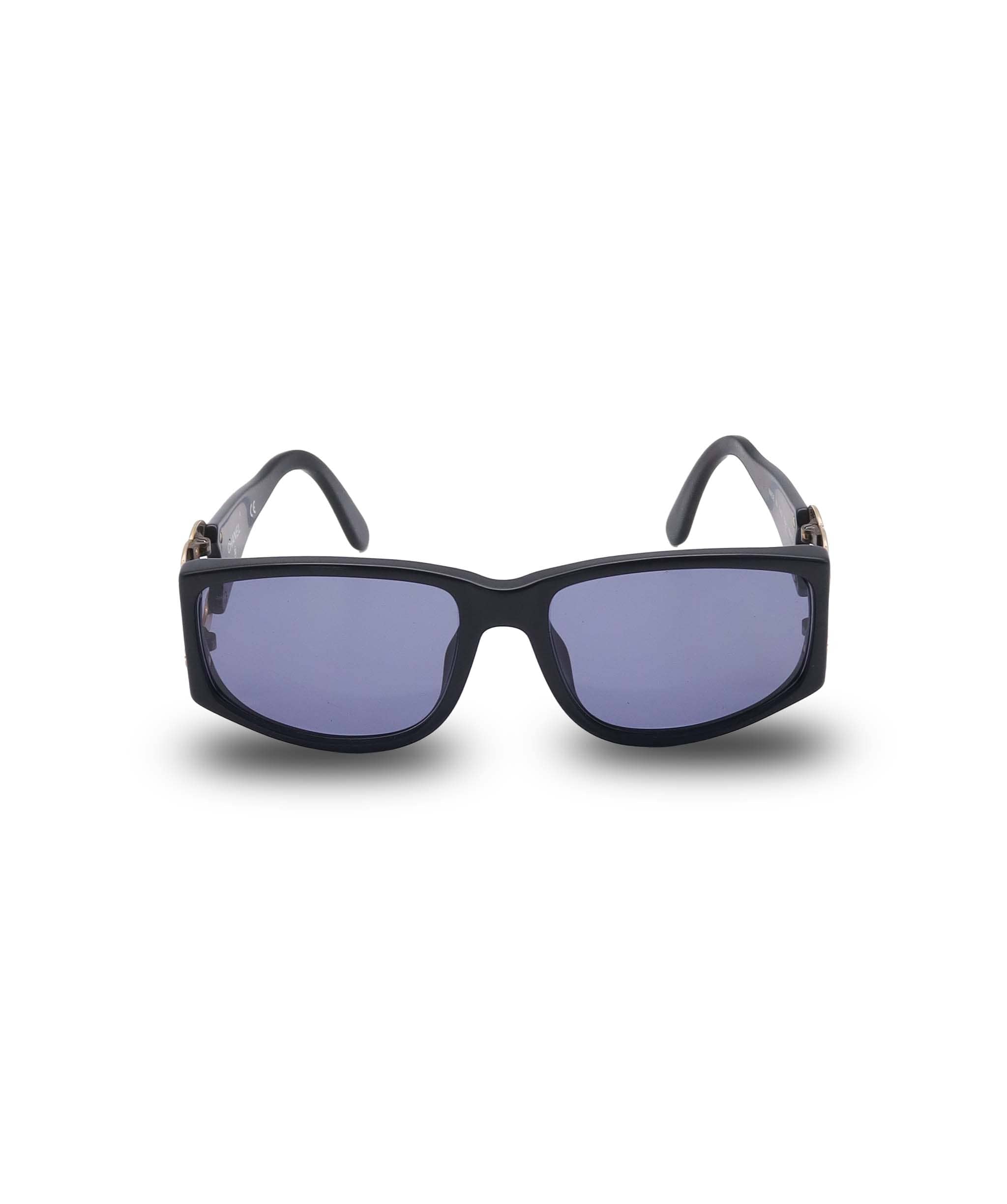 Luxury Promise VINTAGE CHANEL COCOMARK SUNGLASSES BLACK EYEWEAR DXBS6438