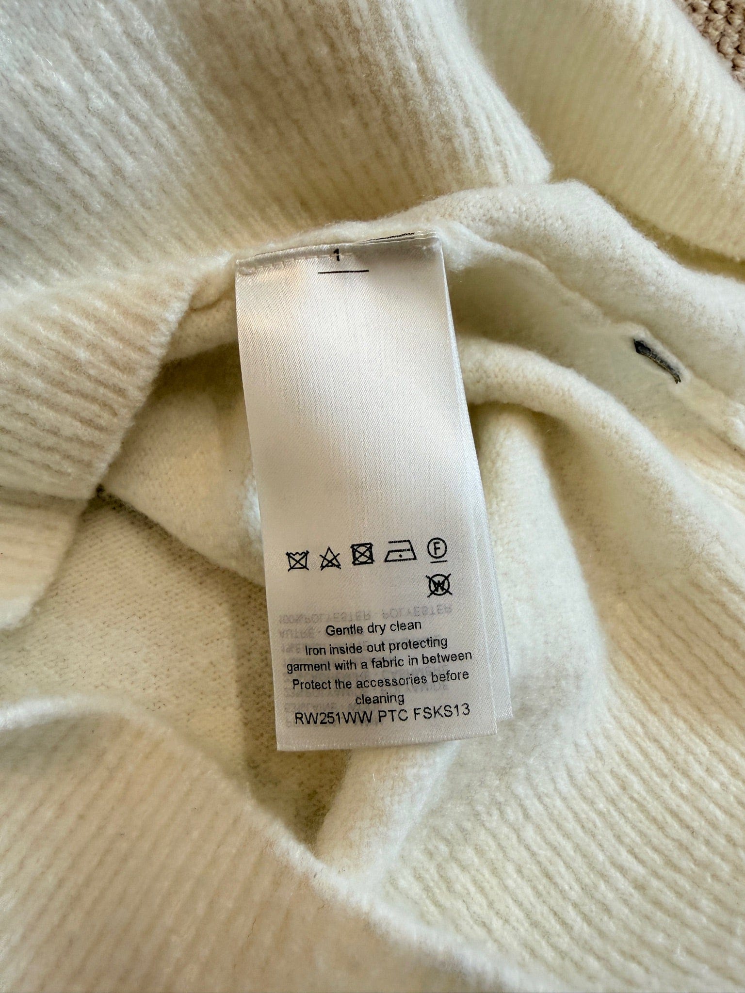 Luxury Promise Louis Vuitton Cashmere Blend Knit White - Size M
