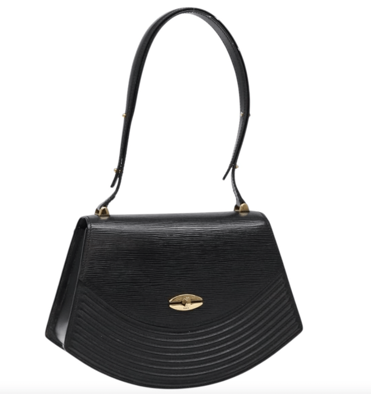 Luxury Promise LOUIS VUITTON Epi Tilsitt Shoulder Bag Black M52482 LV Auth yk18938