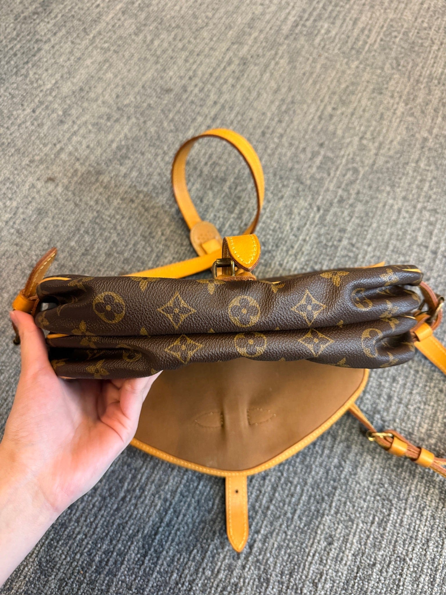 Luxury Promise Louis Vuitton Saumur Monogram Crossbody Bag -Small