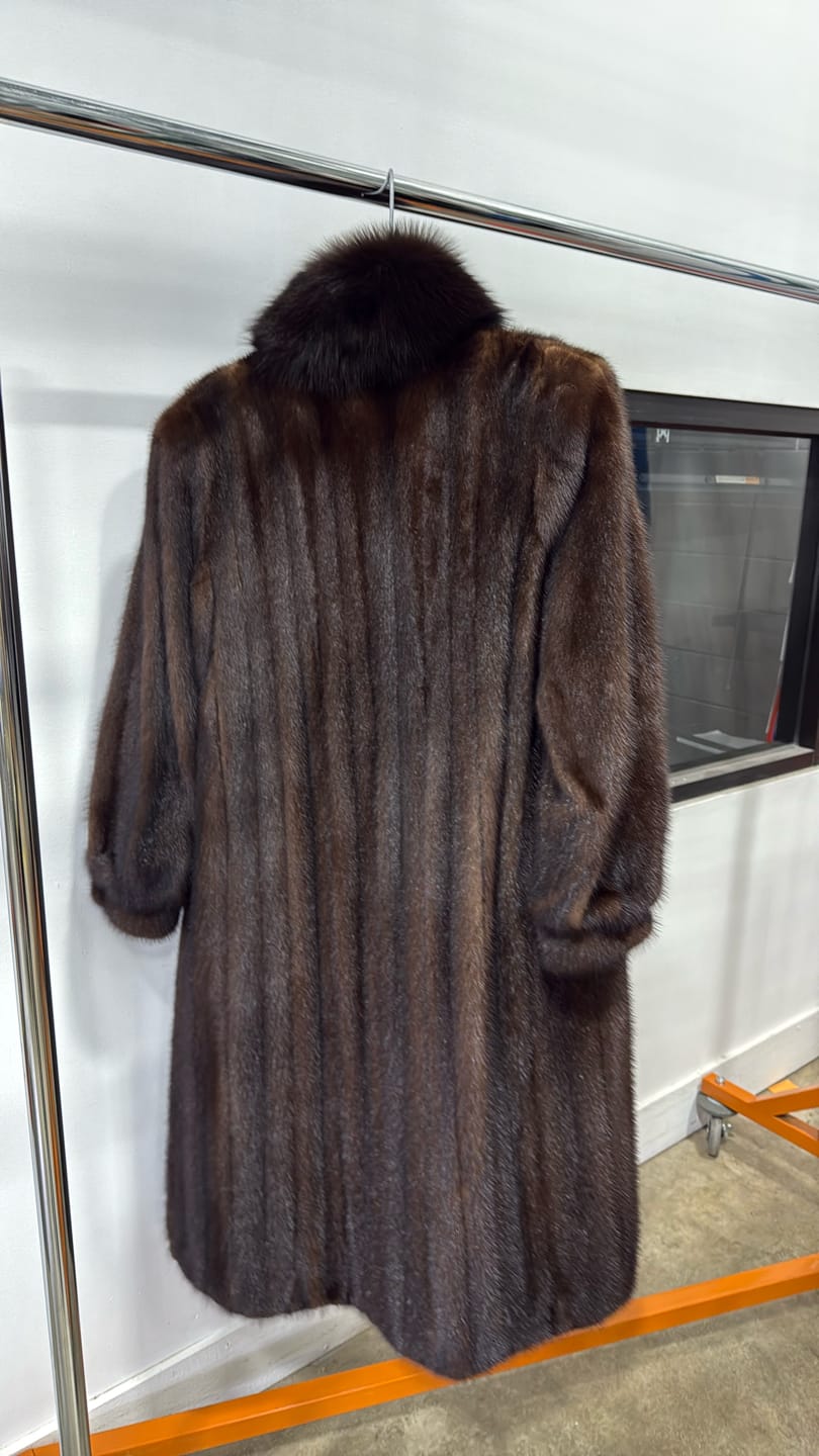 Luxury Promise Natural Brown Mink Coat - Brown GM17051823327