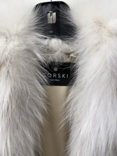Luxury Promise Natural Lynx Belly Coat - White/Beige GM16041905031