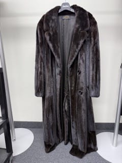 Luxury Promise Natural Ranch Mink Coat - Dark Brown GM16041906342