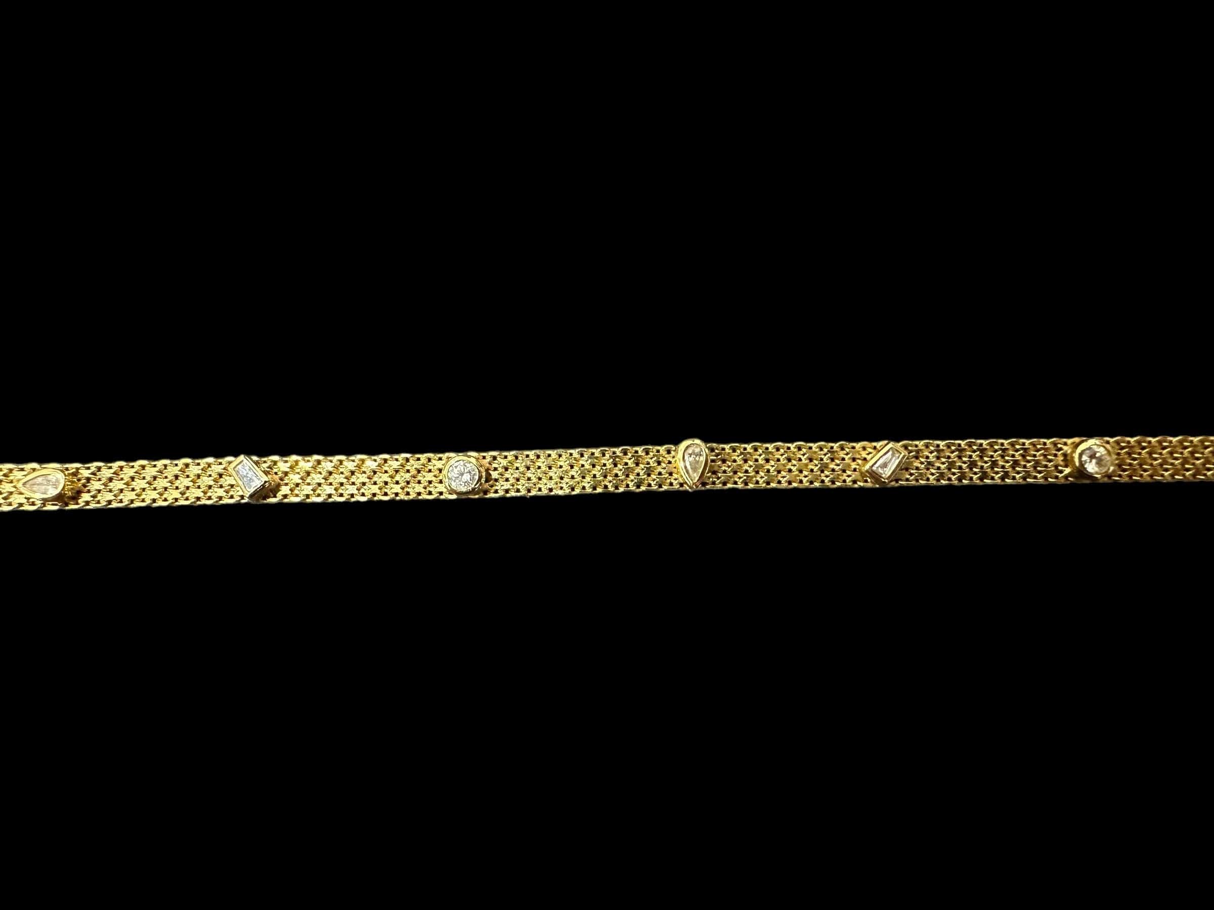 18K Yellow Gold Choker with Diamonds LuxuryPromise