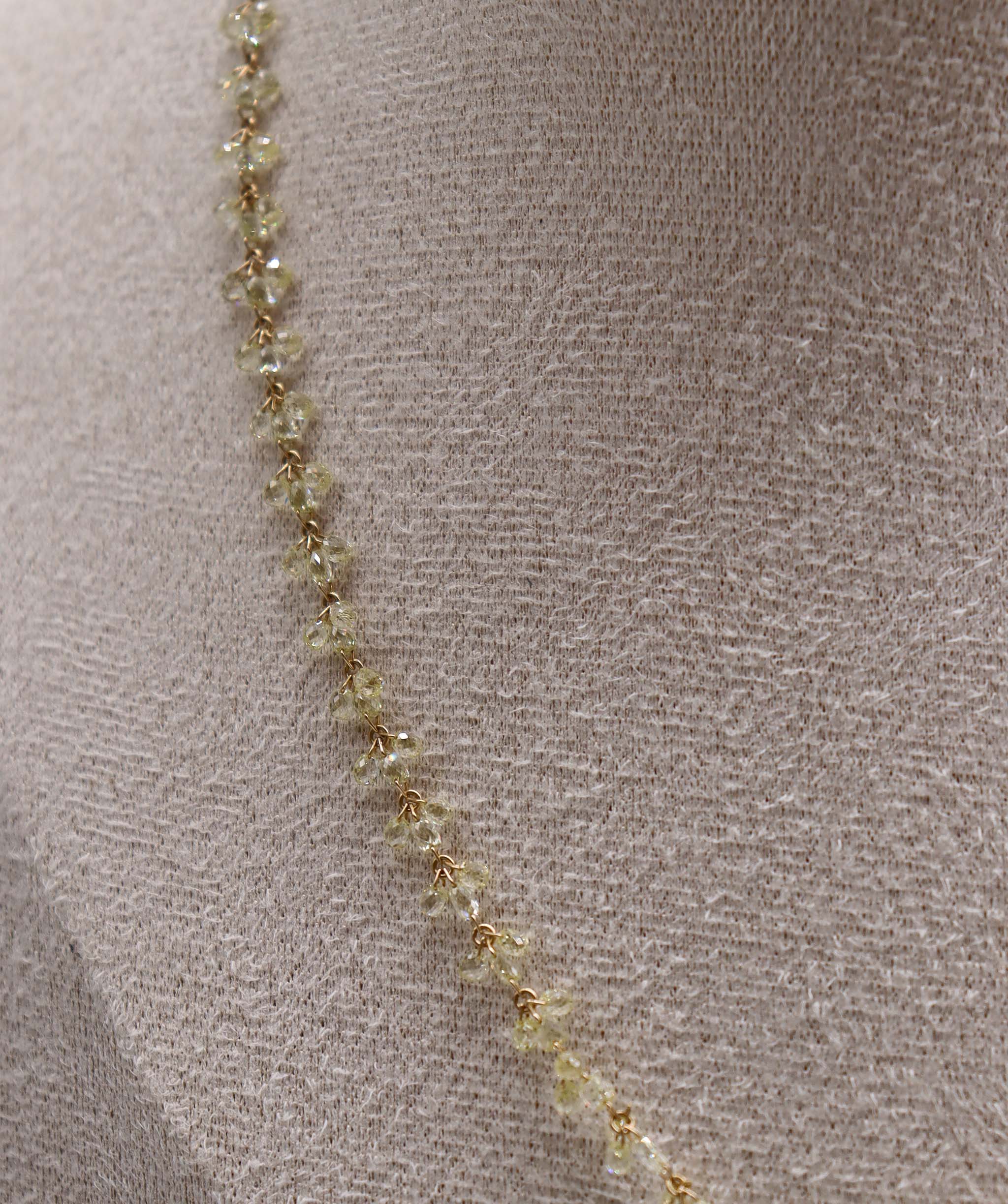 Luxury Promise NECKLACE GOLD WT 2.746 DIA WT 22.740 GEM WT 7.294 JR-NK84-A