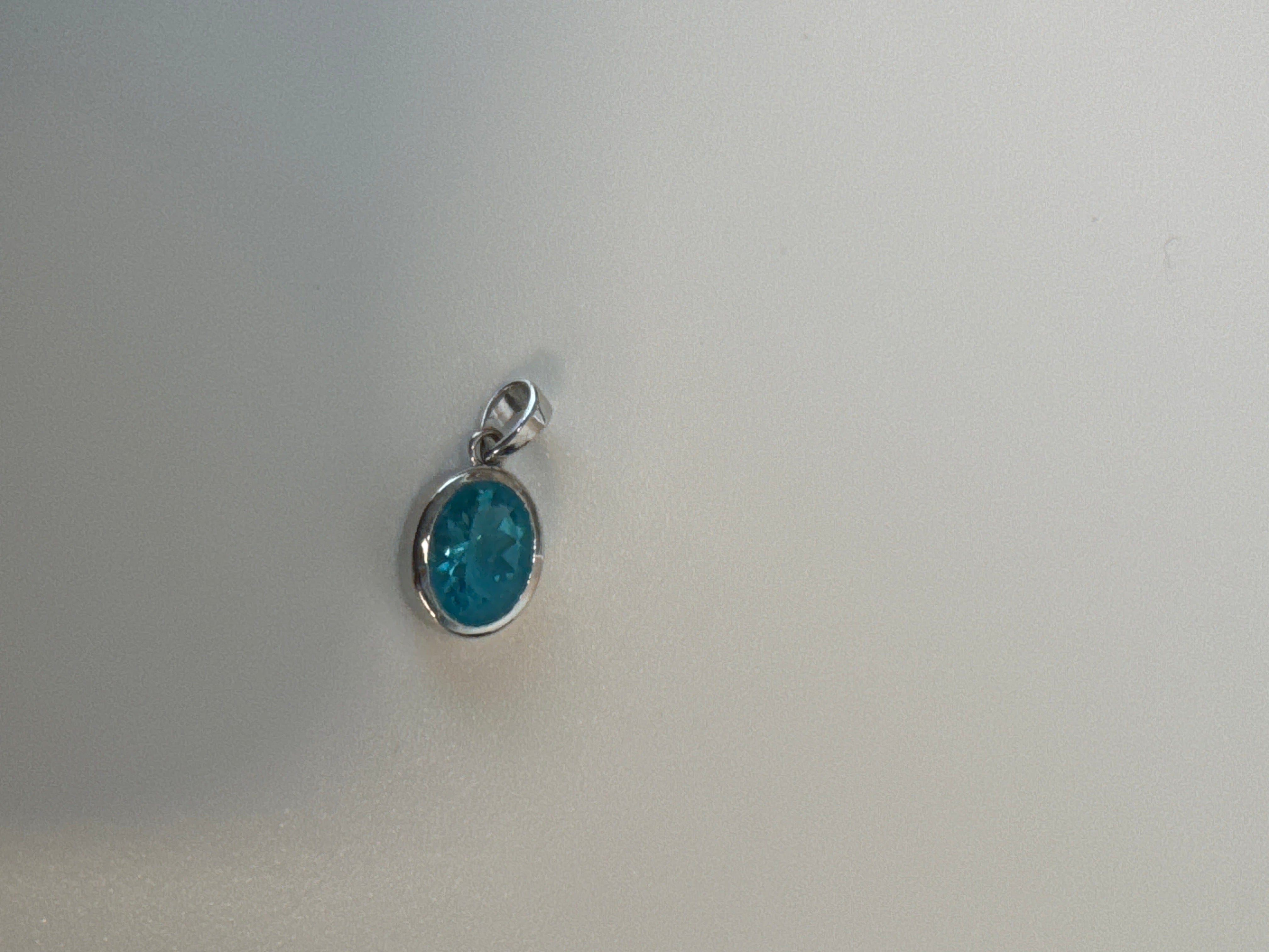 Luxury Promise Ozempic pendant white gold bezel 2 carat dxbd0167b