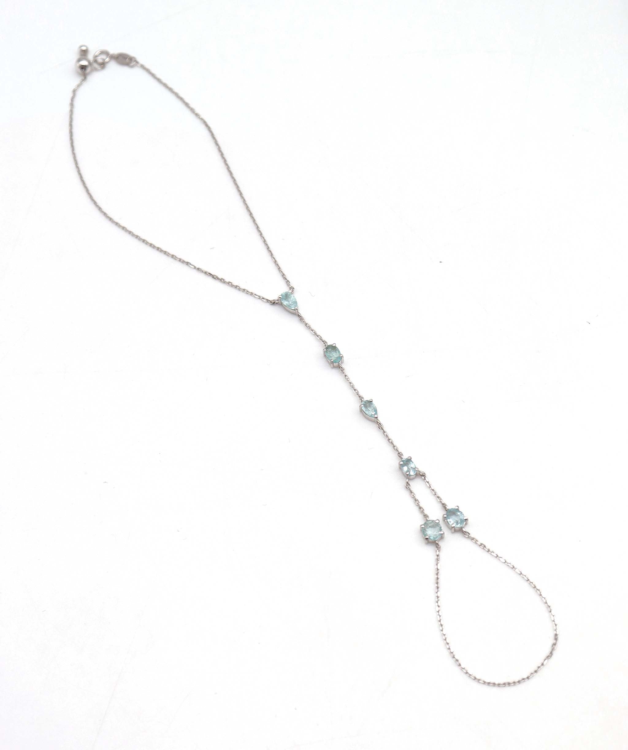 Luxury Promise Paraiba hand chain dxbd0229a