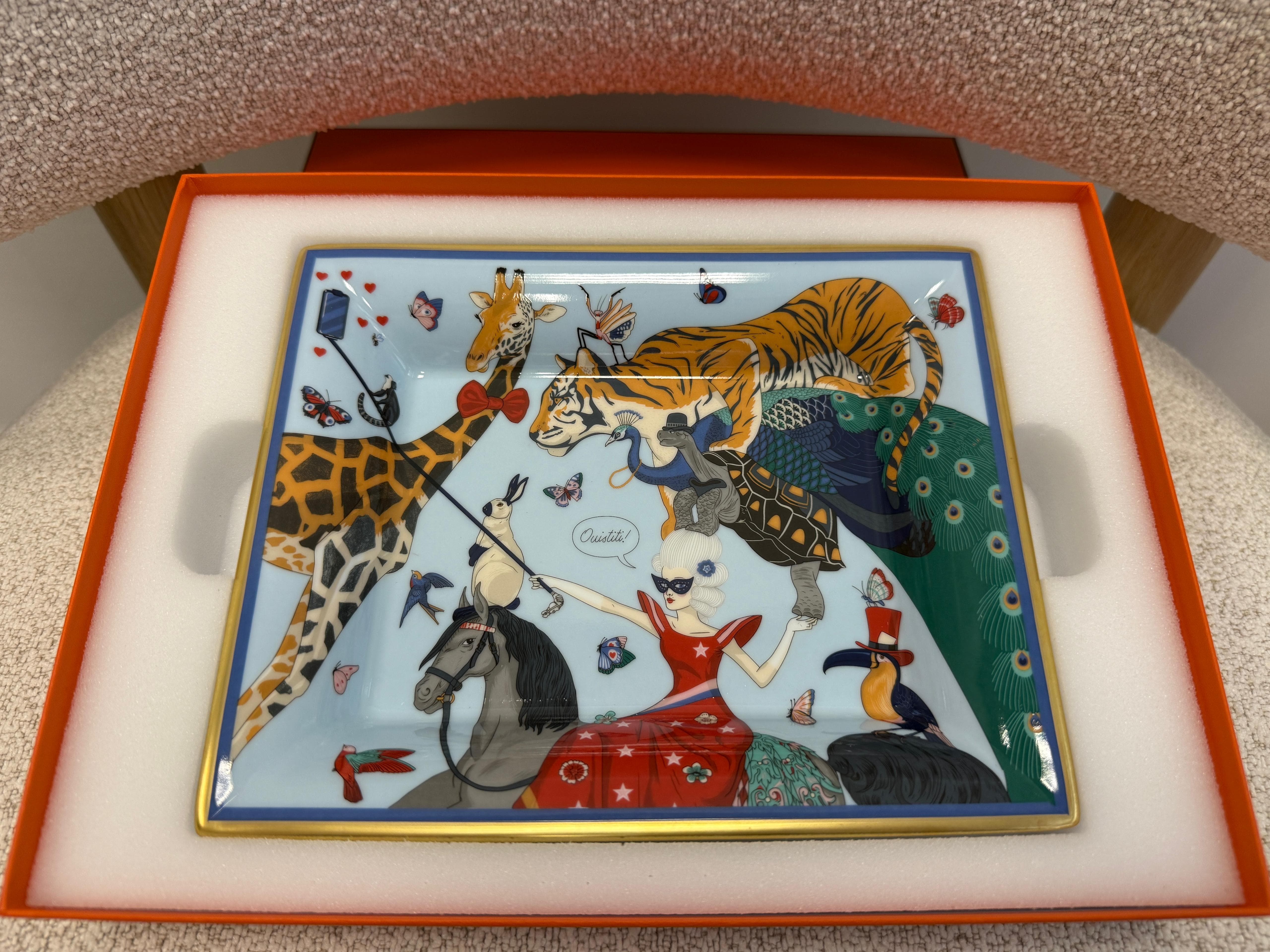 LUXURY PROMISE *HK LOCATED*HERMÈS STORY TRINKET CHANGE TRAY