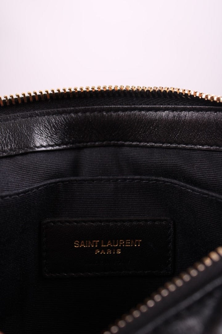 Luxury Promise Saint Laurent Cassandre Pouch Black