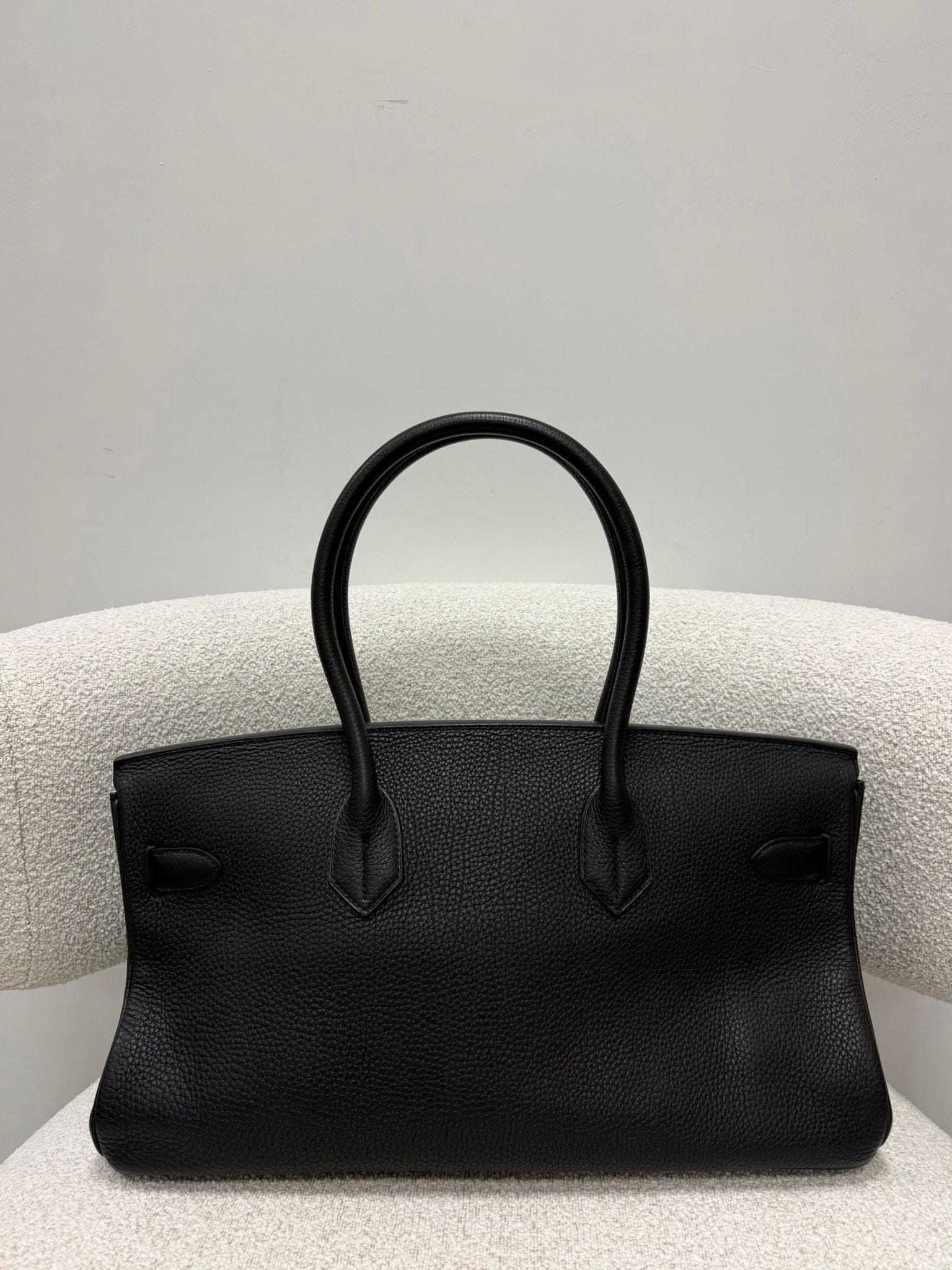 LUXURY PROMISE *ON HOLD**HK LOCATED* PRELOVED HERMÈS JPG SHOULDER BIRKIN BLACK Togo Leather with Palladium Hardware