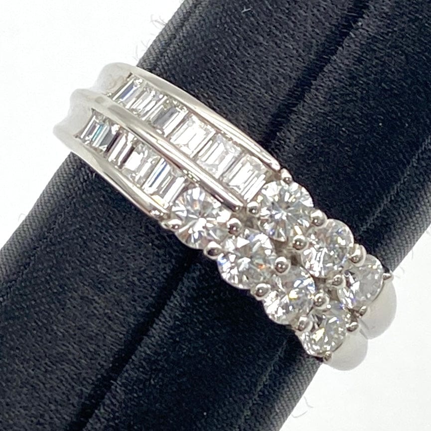 LUXURY PROMISE Pt900 Dial Ring D1.54 8.2 50170 US8.5