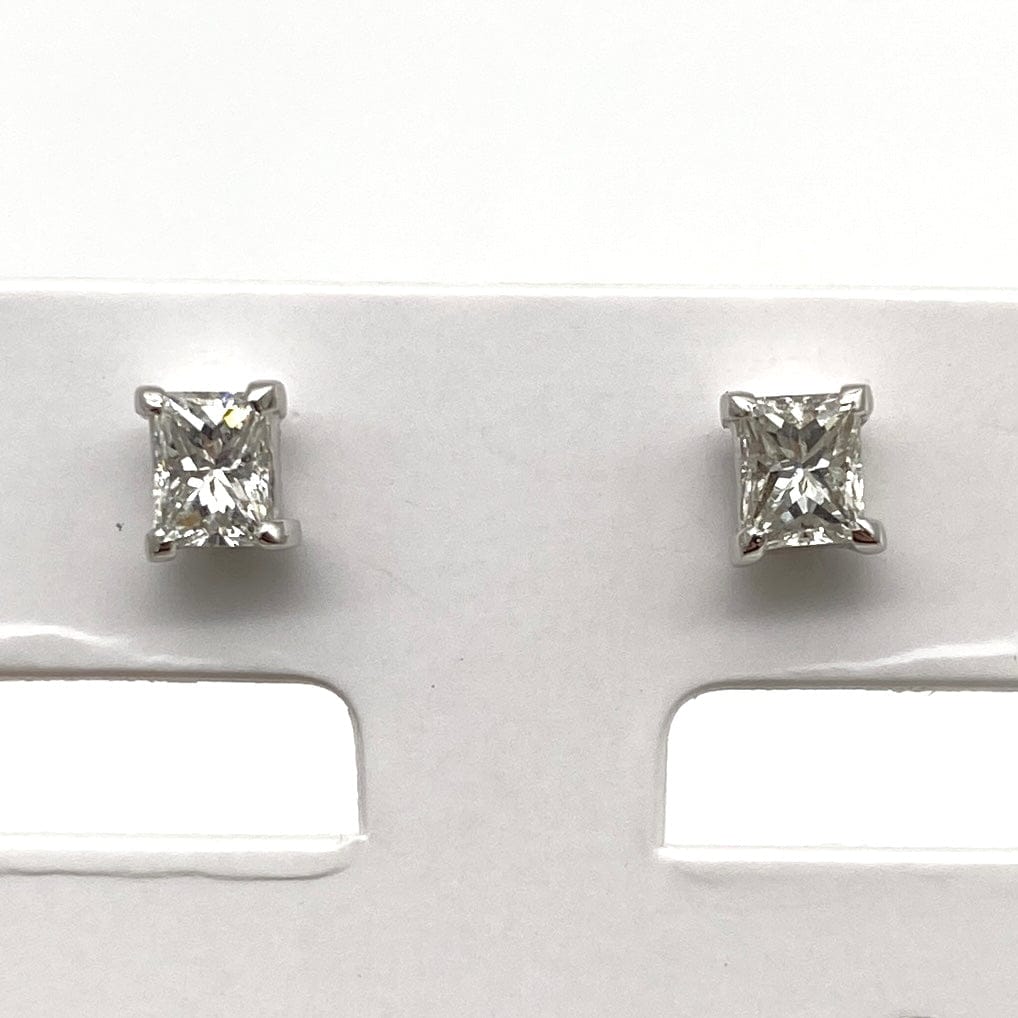 LUXURY PROMISE Pt900 Diamond Earrings D0.23*2 1.5 51958