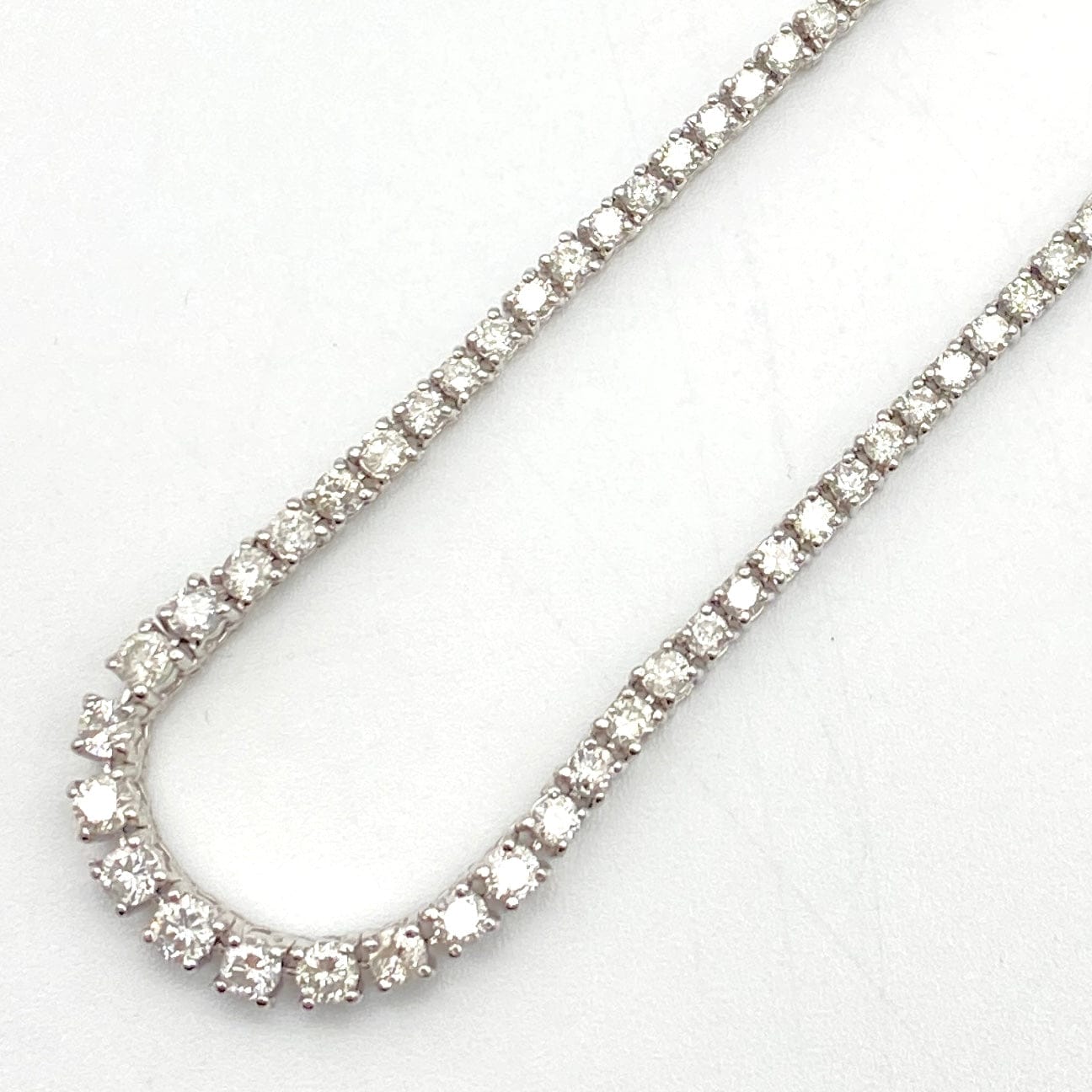 LUXURY PROMISE Pt900/Pt850 Diamond Necklace D5.00 26.4 49841