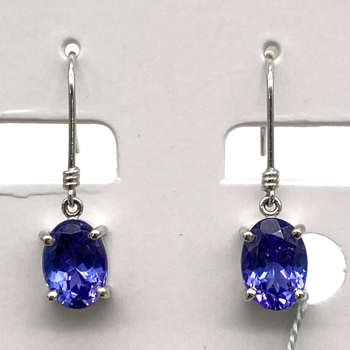 LUXURY PROMISE Pt900 Tanza Pierced Earrings TZ0.9 TZ0.98 1.8 Other Appraisals 52011