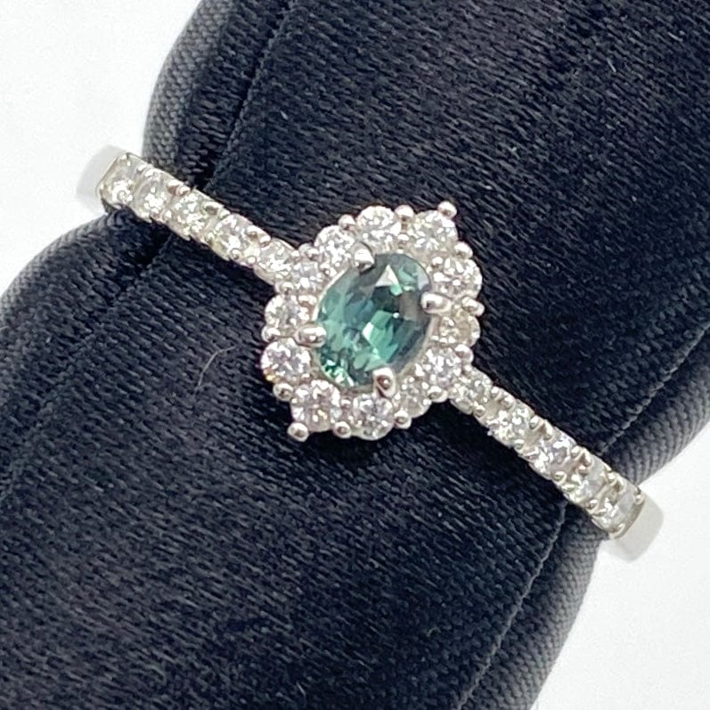 LUXURY PROMISE Pt950 Aleki Ring AL0.13 D0.16 2.5 51519 US6