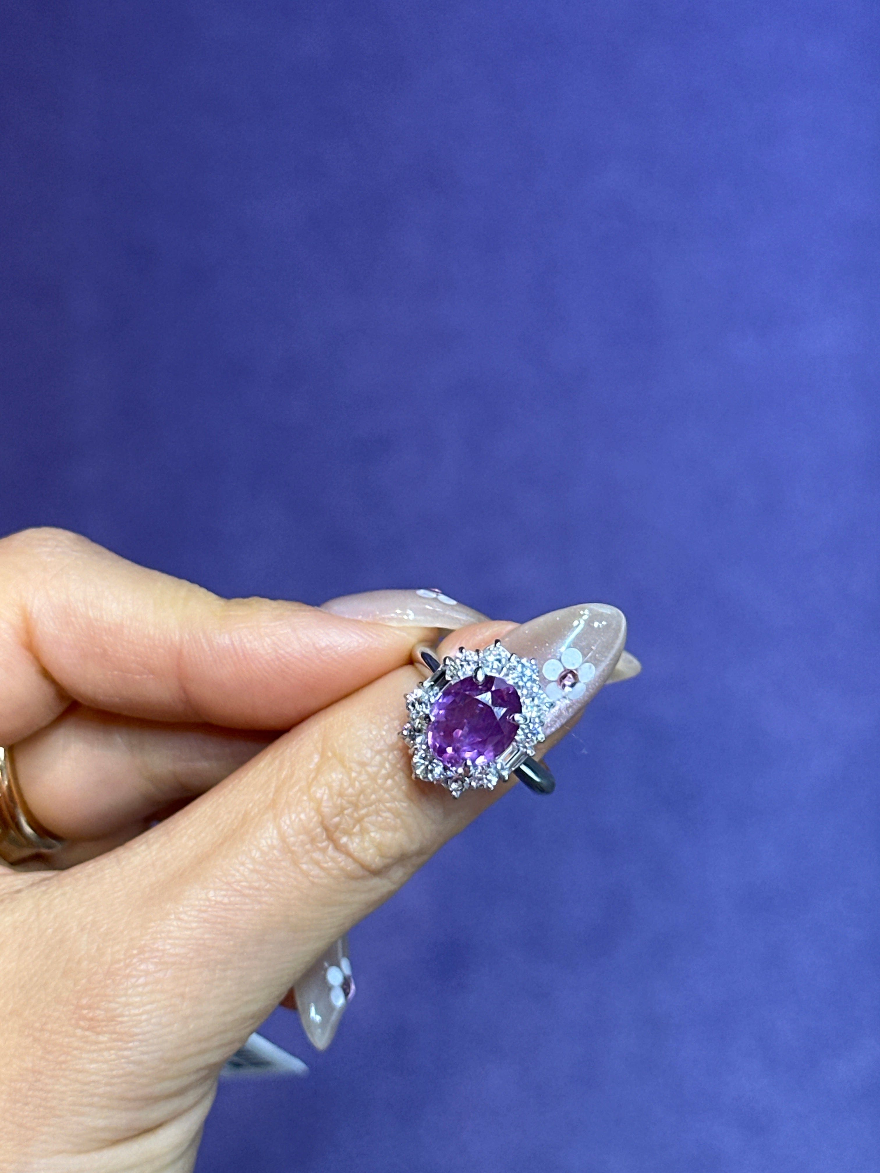 Luxury Promise PURPLE SAPPHIRE RING J0122ZUMP8