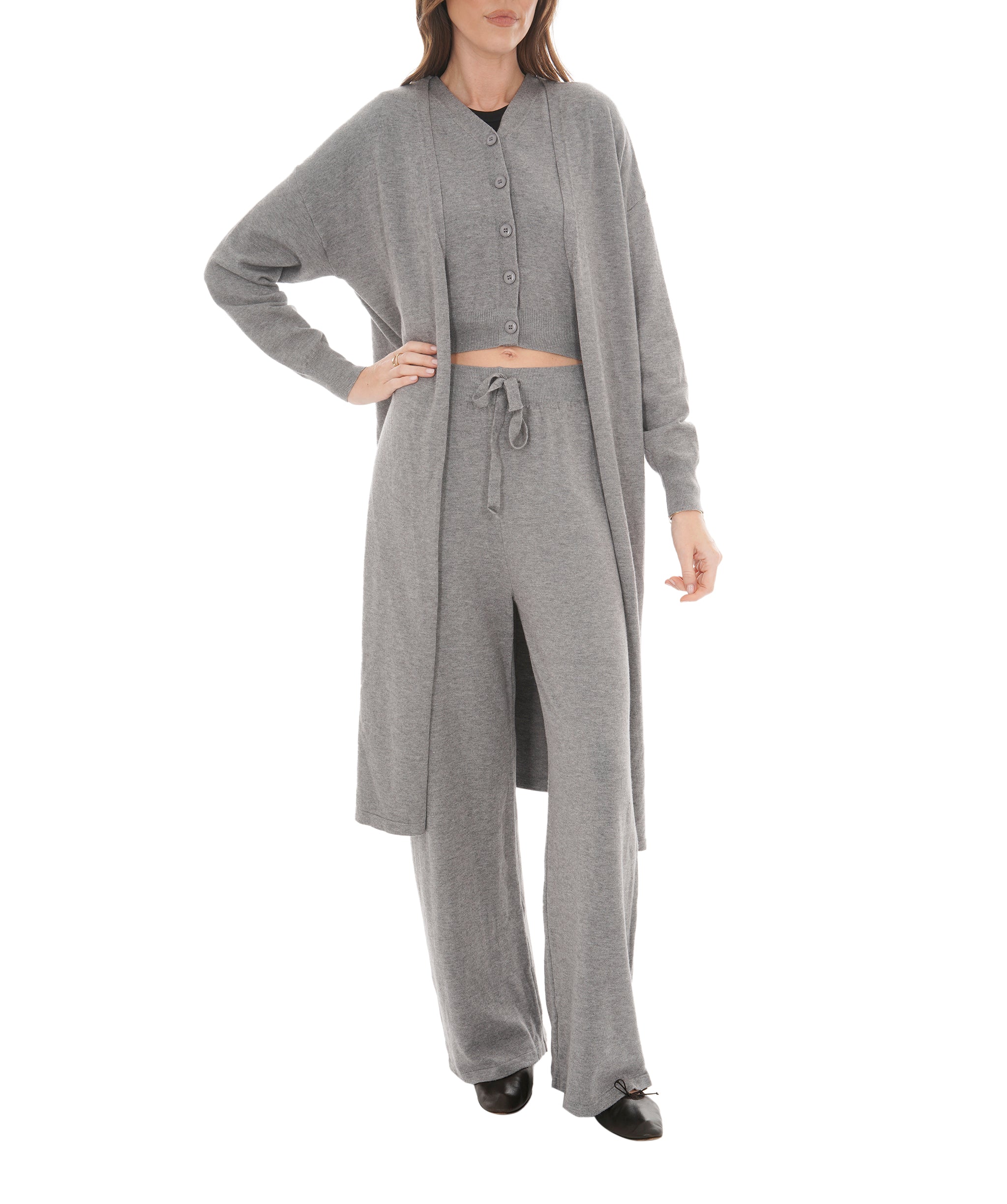 Luxury Promise 3 piece set grey S/M AKC0159