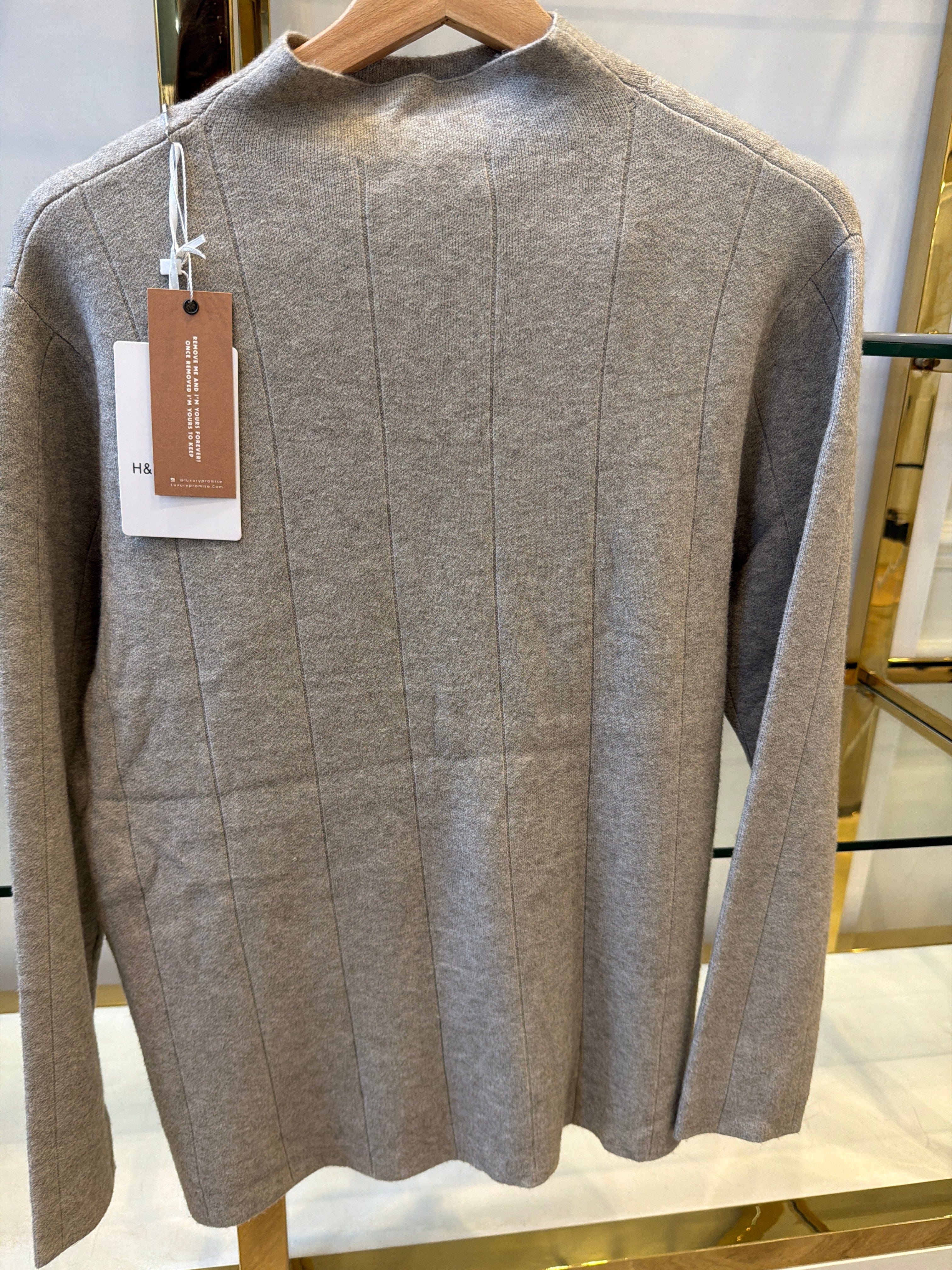 Luxury Promise A12A L/XL SAND HIGH NECK ORIGINAL LOUNGESET CASHMERE BLEND AKC0270