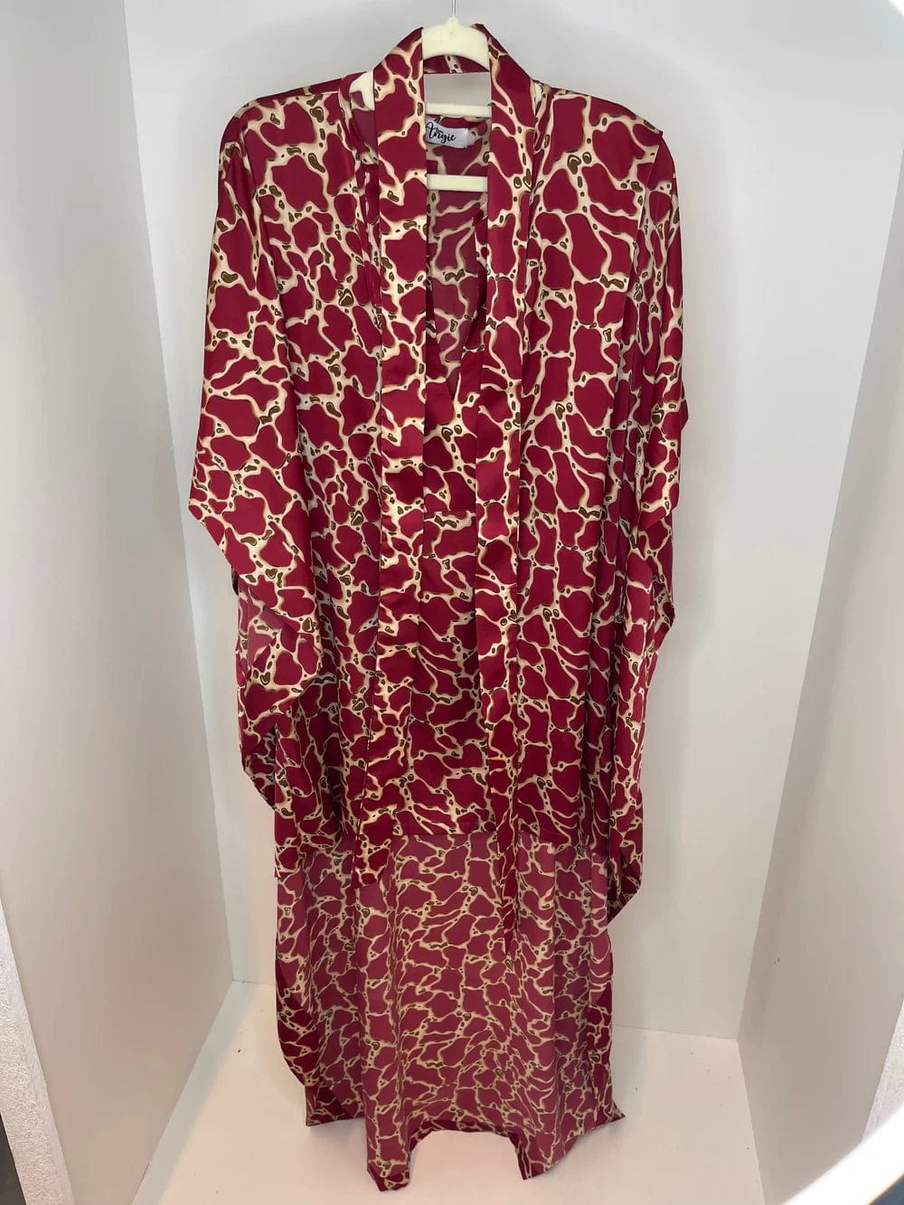 Luxury Promise Angie Red Print Top RJC4481