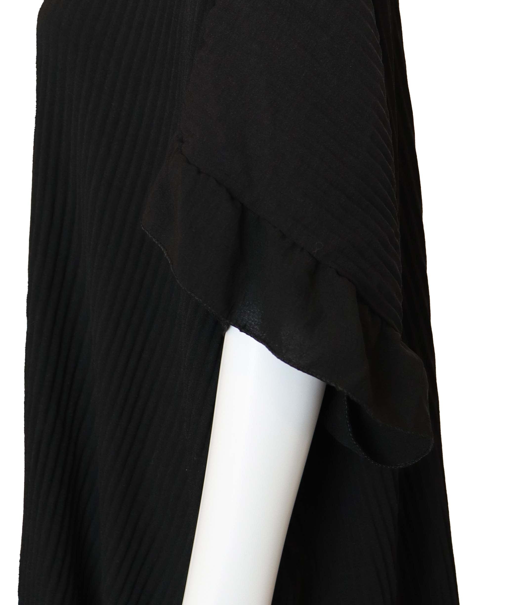 Luxury Promise Black Shirt with Silver Button AGC2707