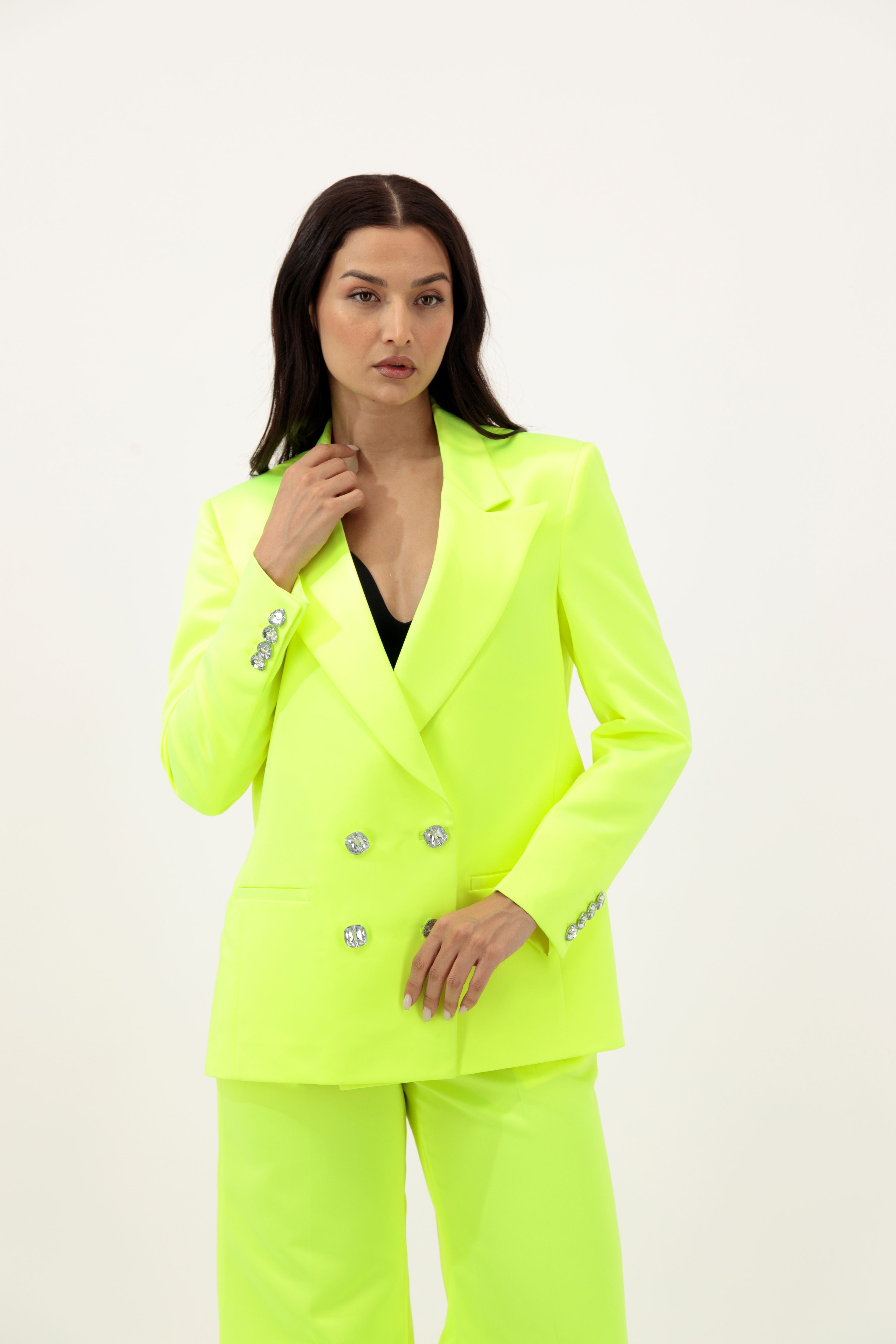 Luxury Promise BOSSY BLAZER NEON SET SIZE S ASC7096