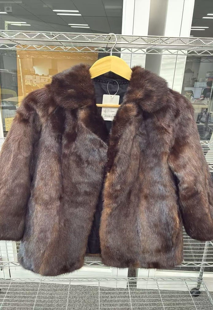 Luxury Promise Brown Used Mink Half Coat 9926G160077