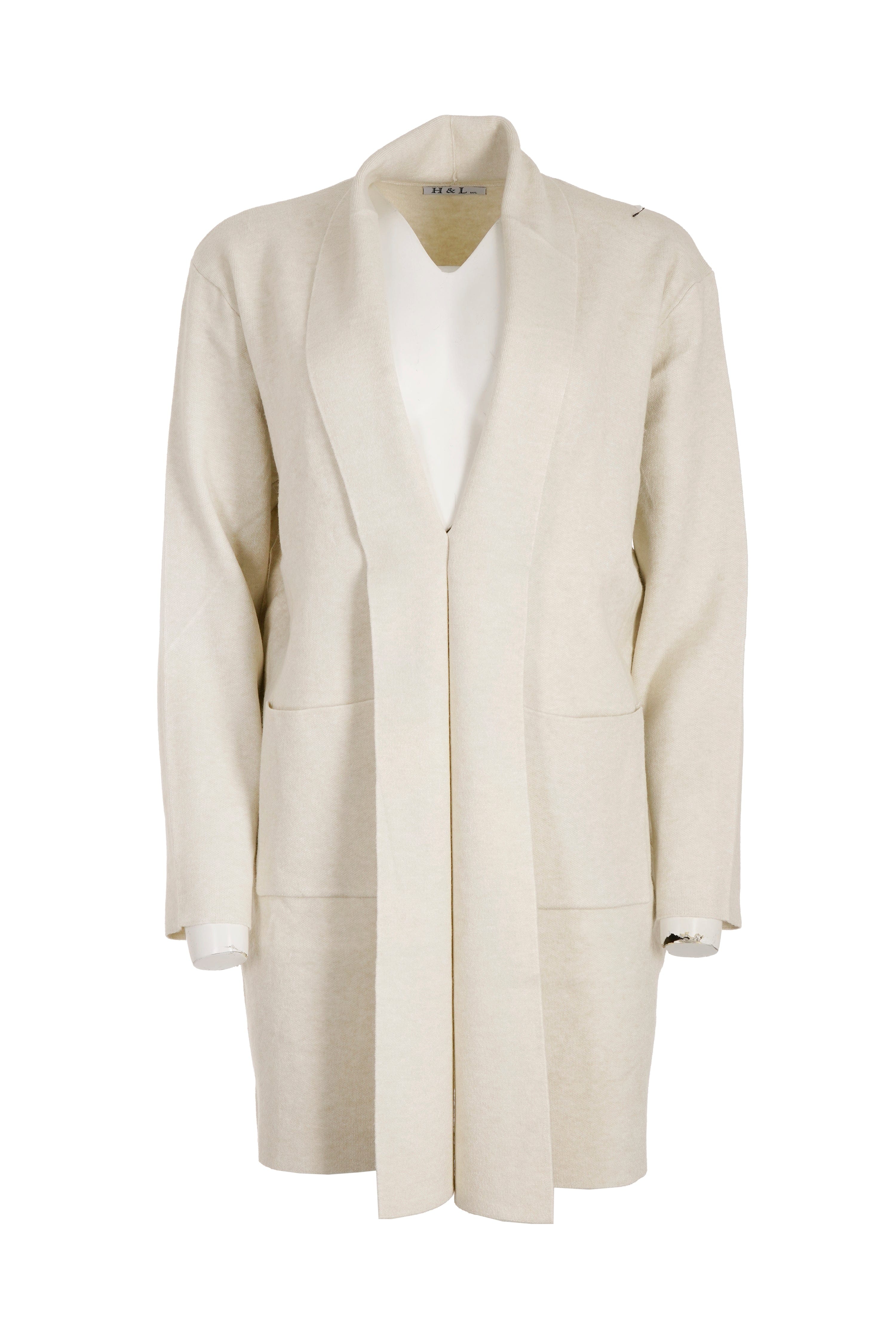 Luxury Promise CASHMERE CARDIGAN IVORY M/L AKC0311