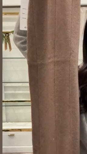Luxury Promise Charlotte Brown L/XXL Maxi Skirt Cashmere Loungewear Set AKC0348