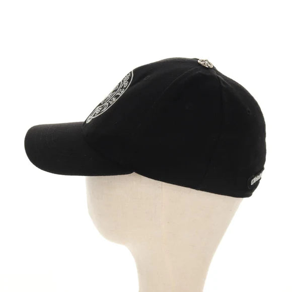 Luxury Promise Chrome Hearts Cross Ball Horseshoe Trucker Cap Wool Black Auth 140397M 140397M