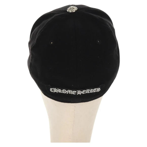 Luxury Promise Chrome Hearts Cross Ball Horseshoe Trucker Cap Wool Black Auth 140397M 140397M