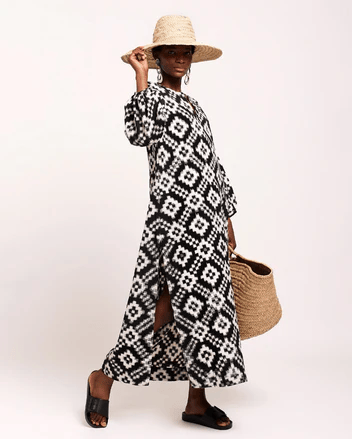 Luxury Promise Dorcas Black Kaftan CLKA02-M/L