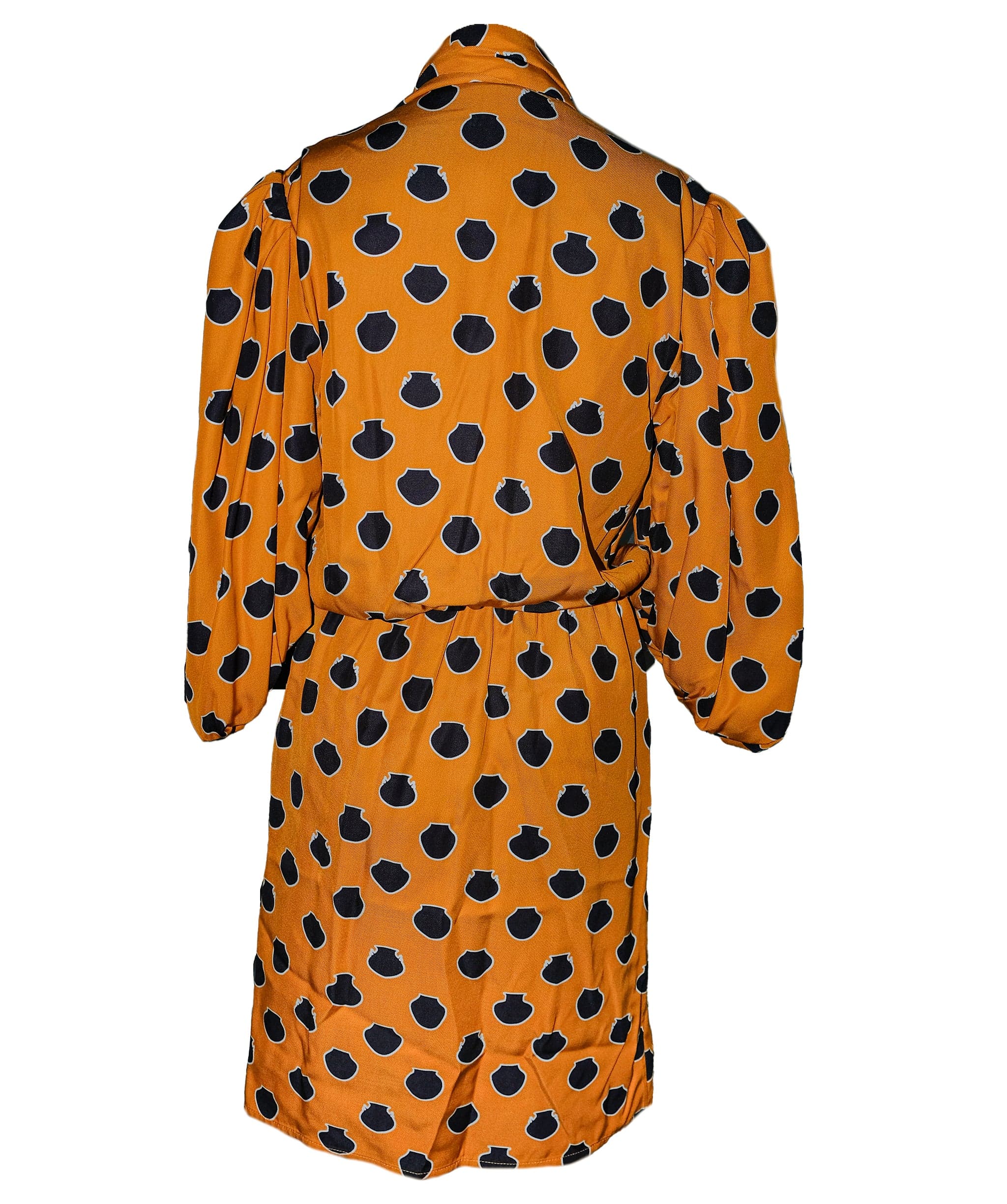 Luxury Promise Dress Polkadots Black/ orange RJC3299