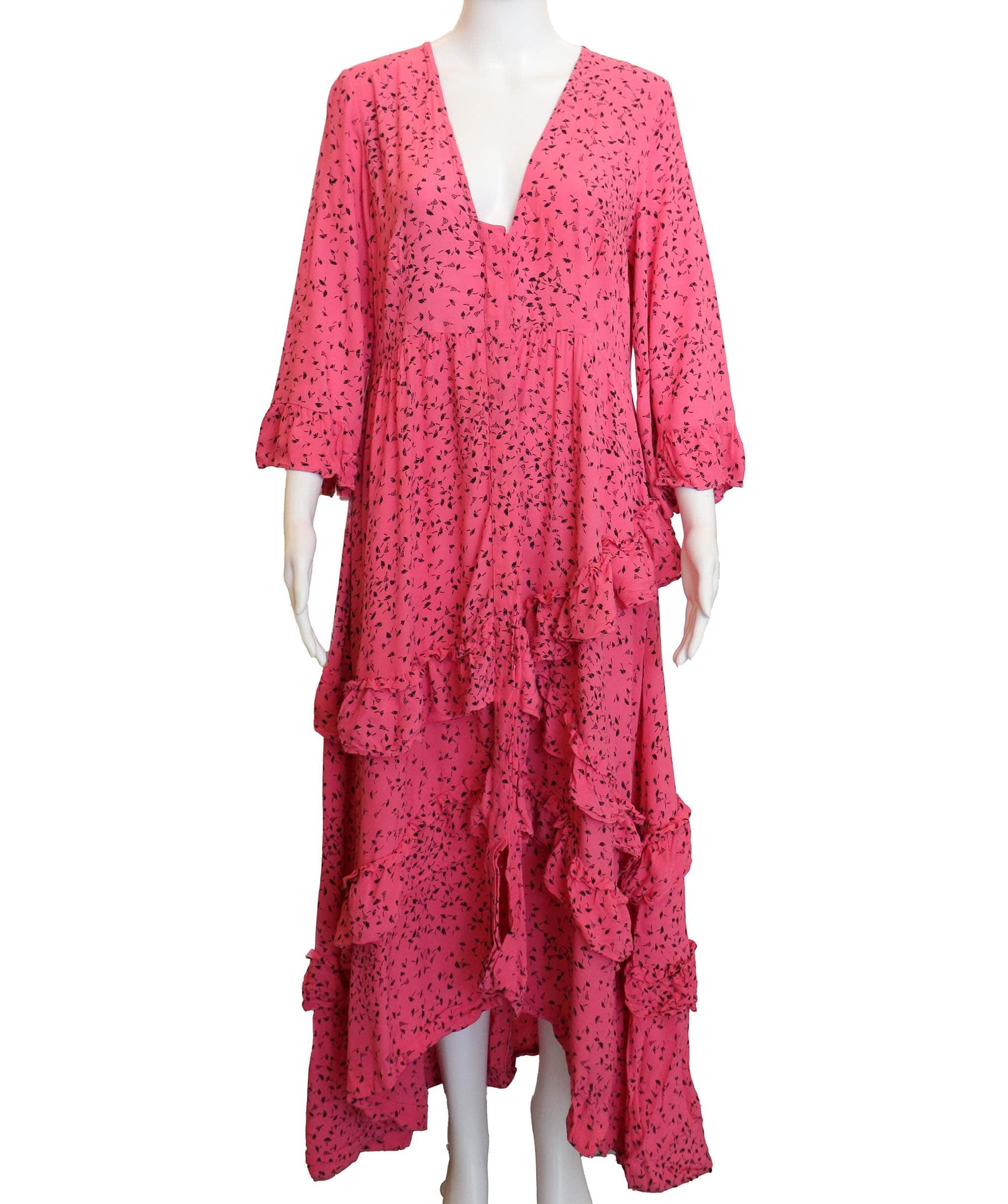 Luxury Promise Ganni Pink/Black Dress AGC2706