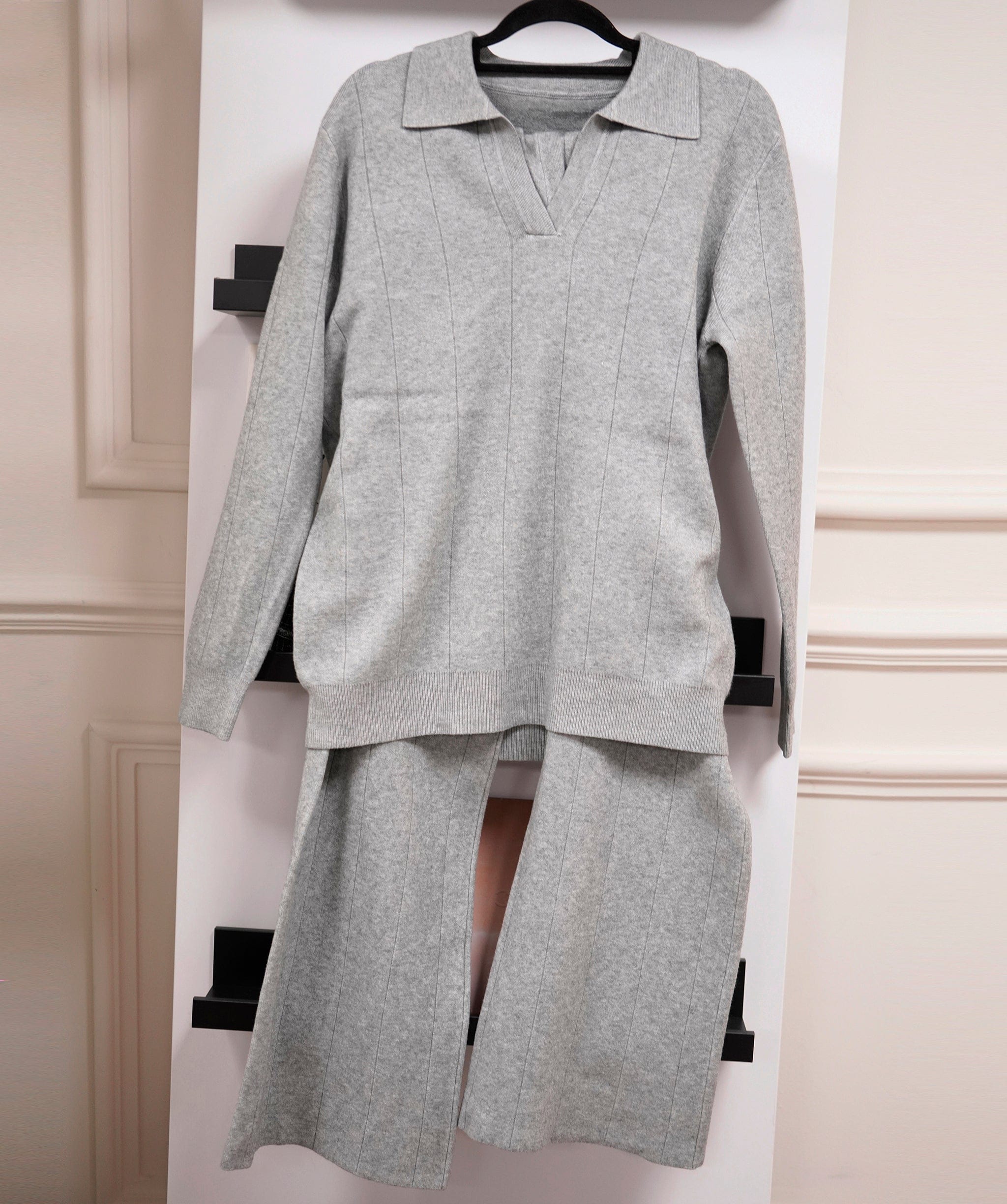 Luxury Promise Grey Loungewear Set XL-XXL AKC0021