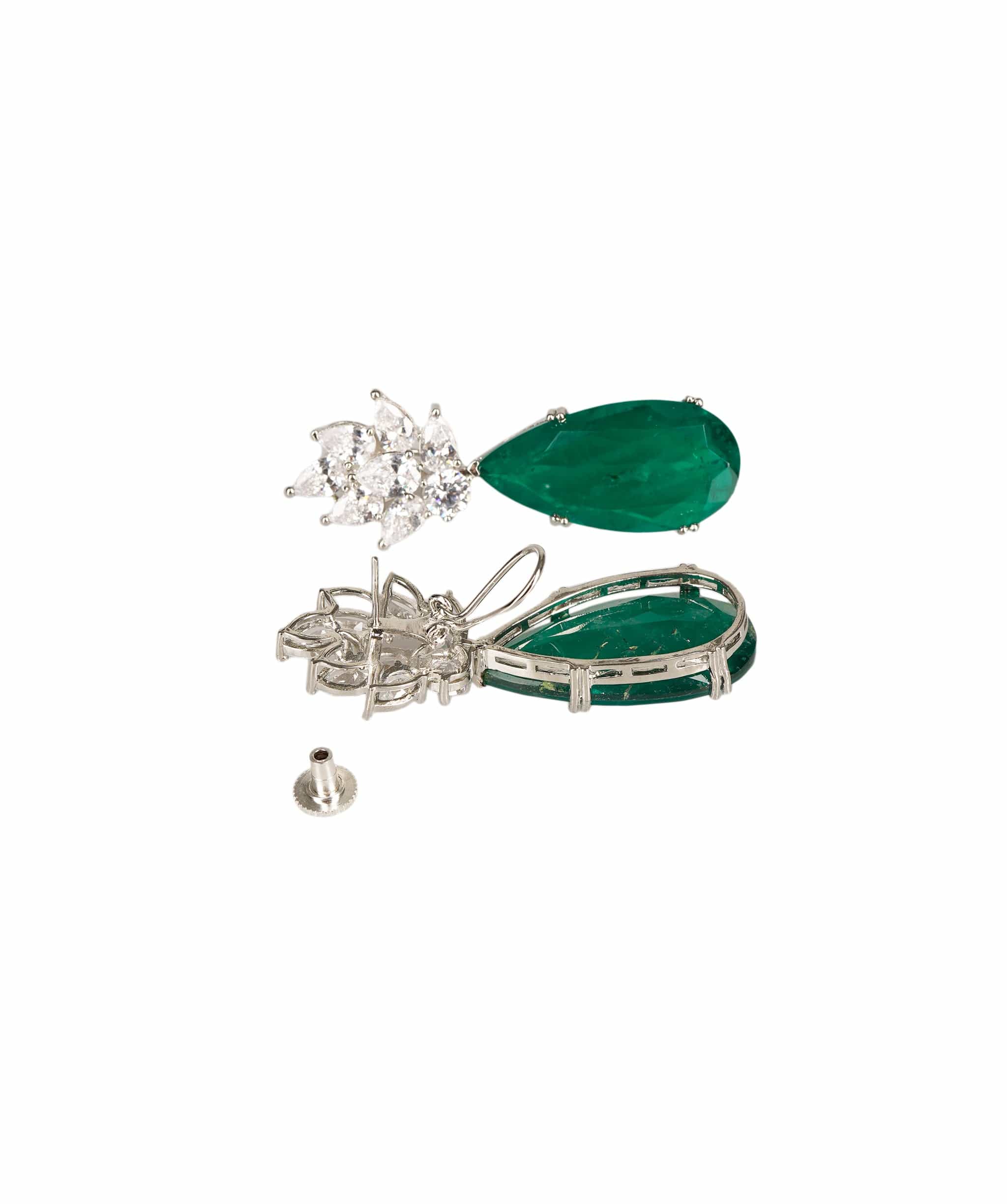 Luxury Promise Hara - Green Doublet Earrings AKL0150