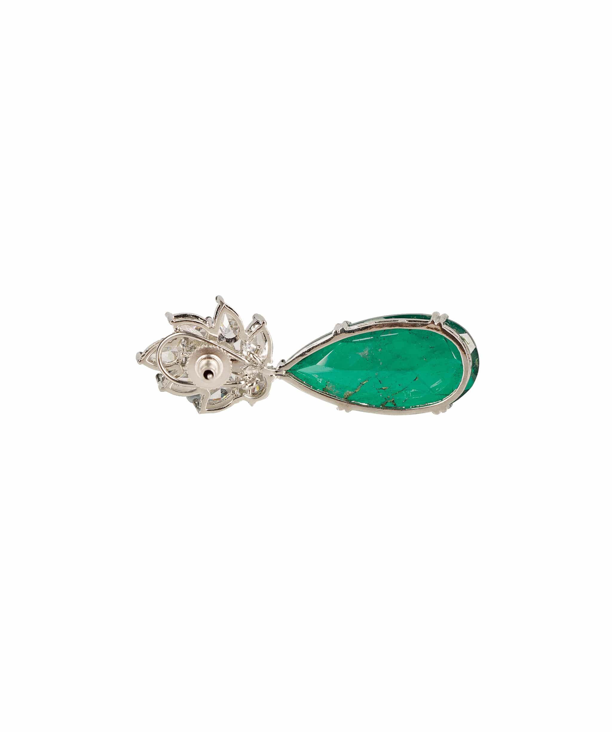 Luxury Promise Hara - Green Doublet Earrings AKL0150