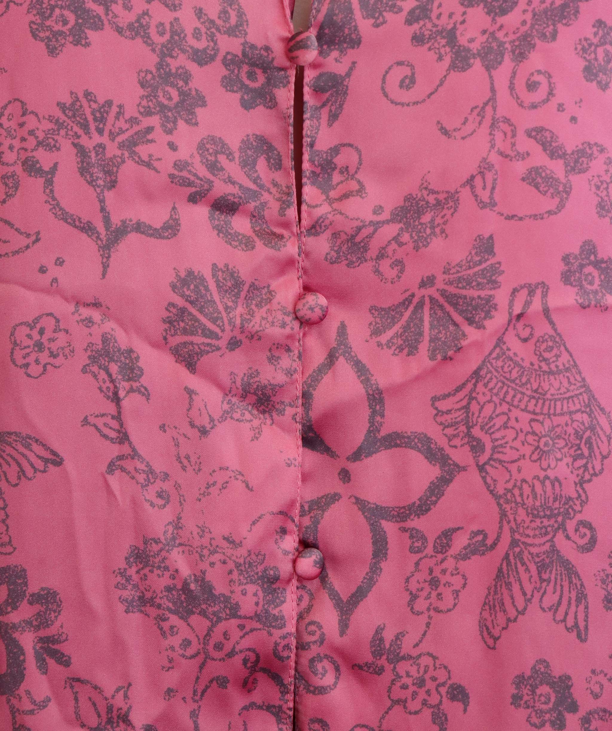Luxury Promise * INTIMATELY SILK SLEEPY WEAR TERNO PINK MEDIUM ASC6941