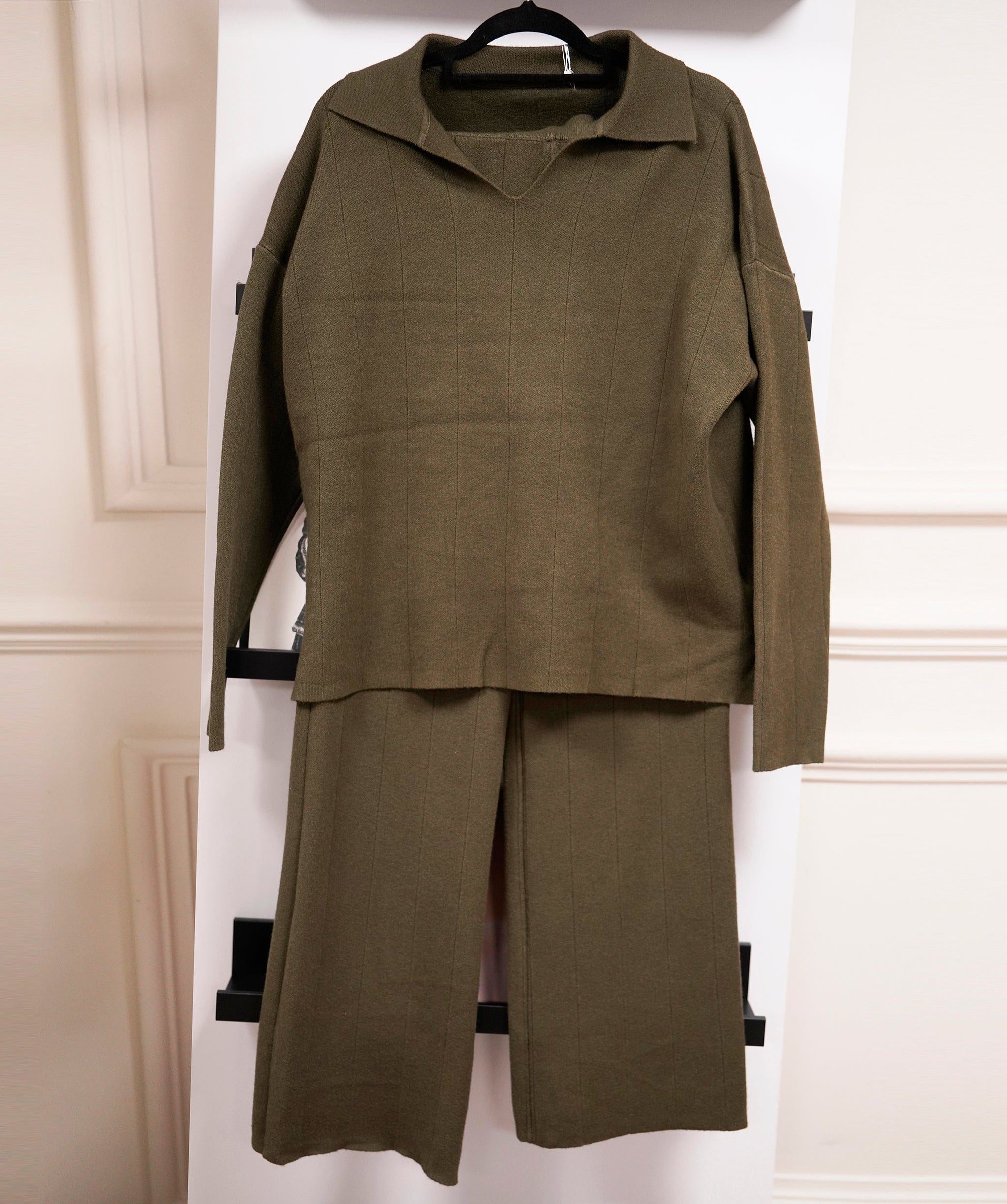 Luxury Promise Khaki green loungwear set m/l AKC0031