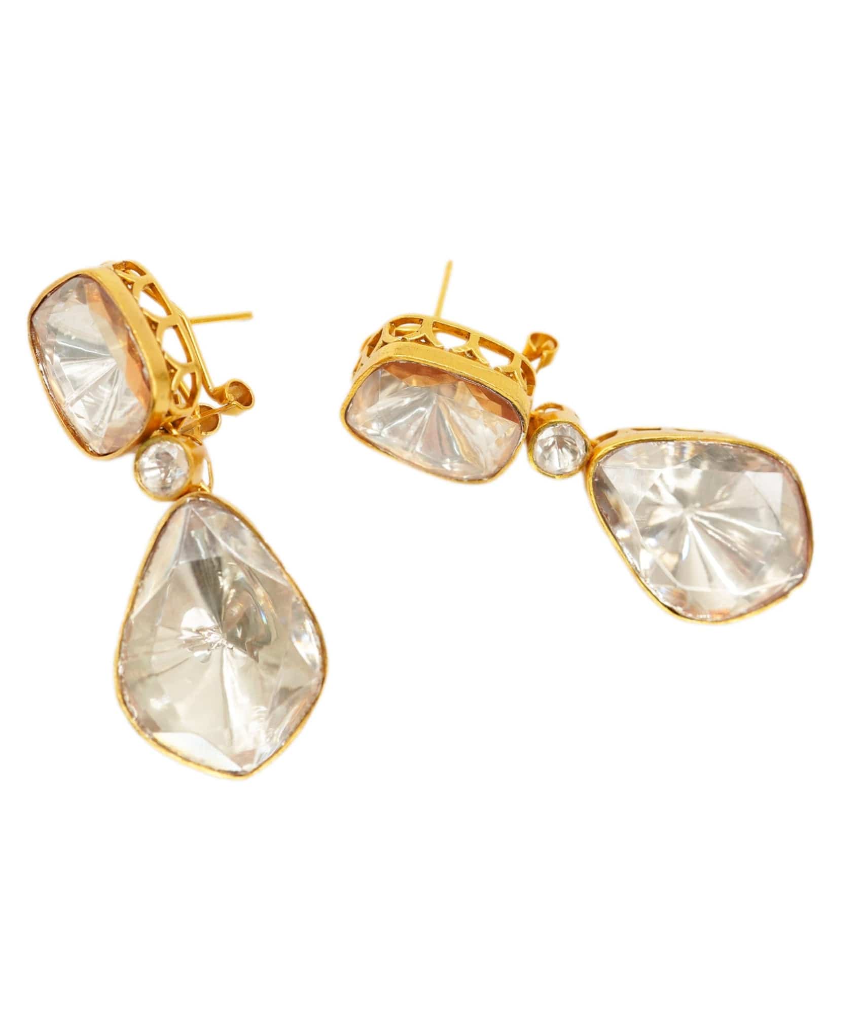 Luxury Promise Leyah - Polki Danglers AKL0148