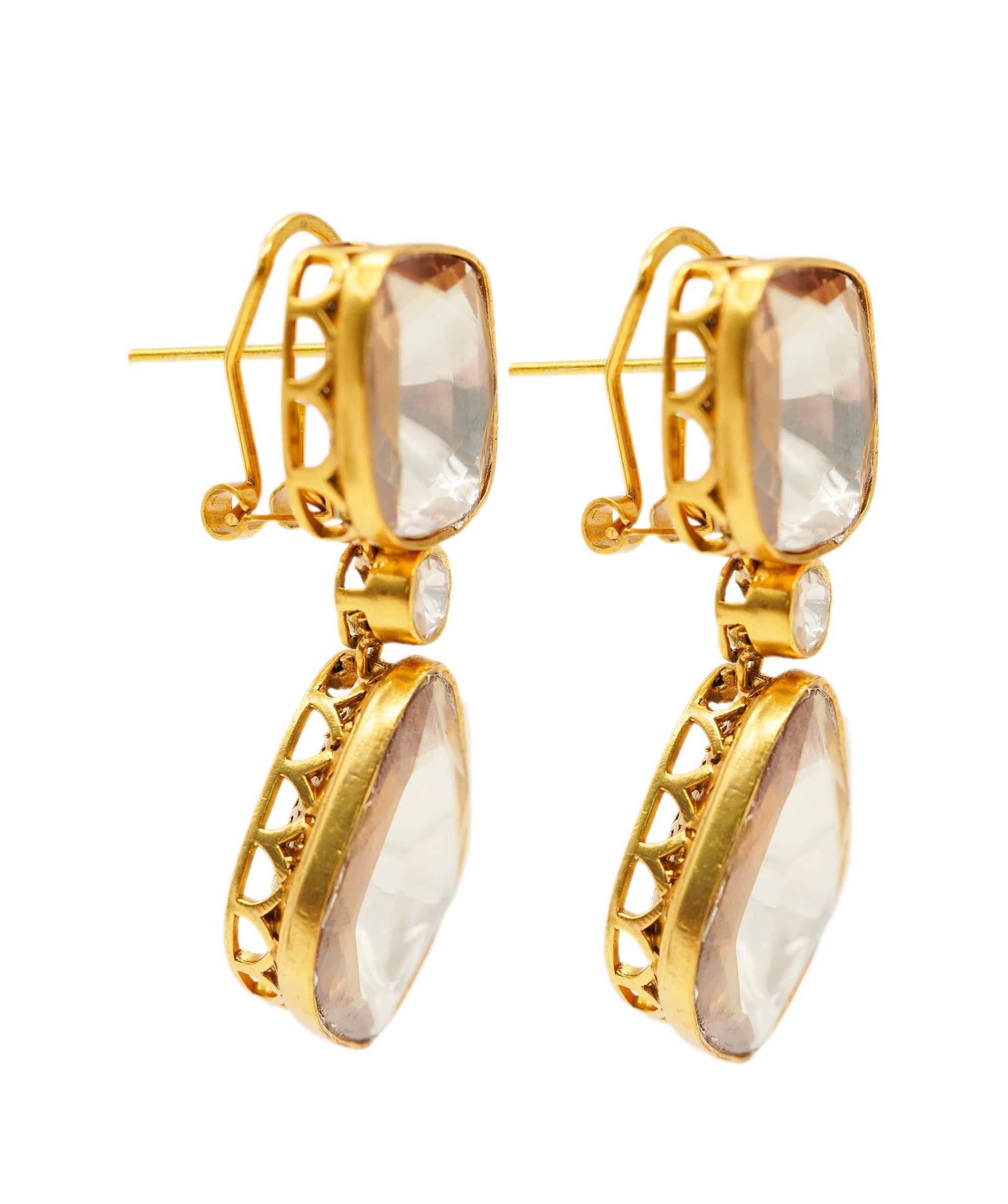 Luxury Promise Leyah - Polki Danglers AKL0148