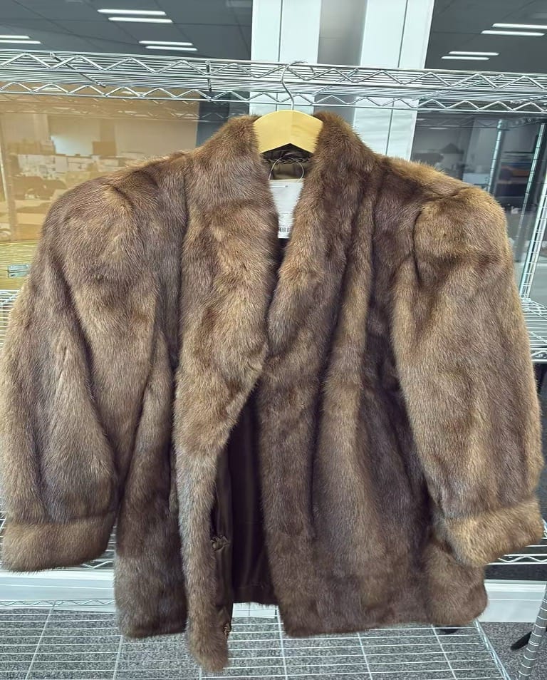 Luxury Promise Light Brown Used Mink Half Coat 9926G160078