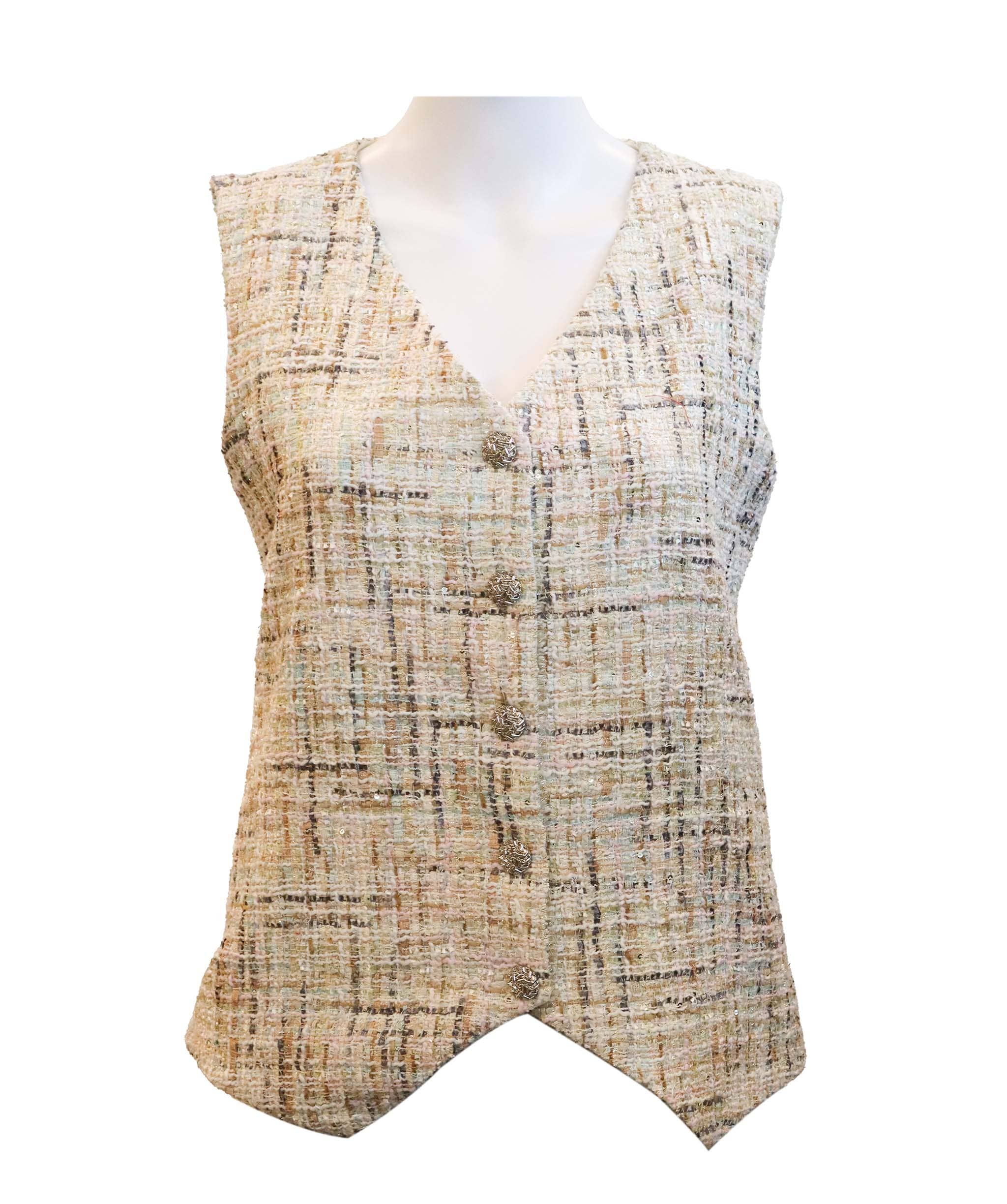 Luxury Promise Metallic Meraal waistcoat TP008