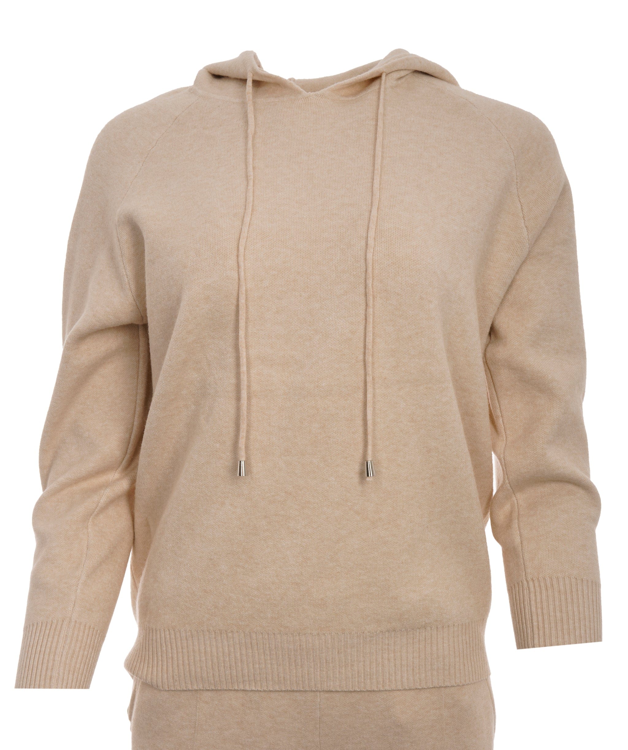 Luxury Promise Mia Cream L/XL Hooded Cashmere Loungewear Set DBXL0085