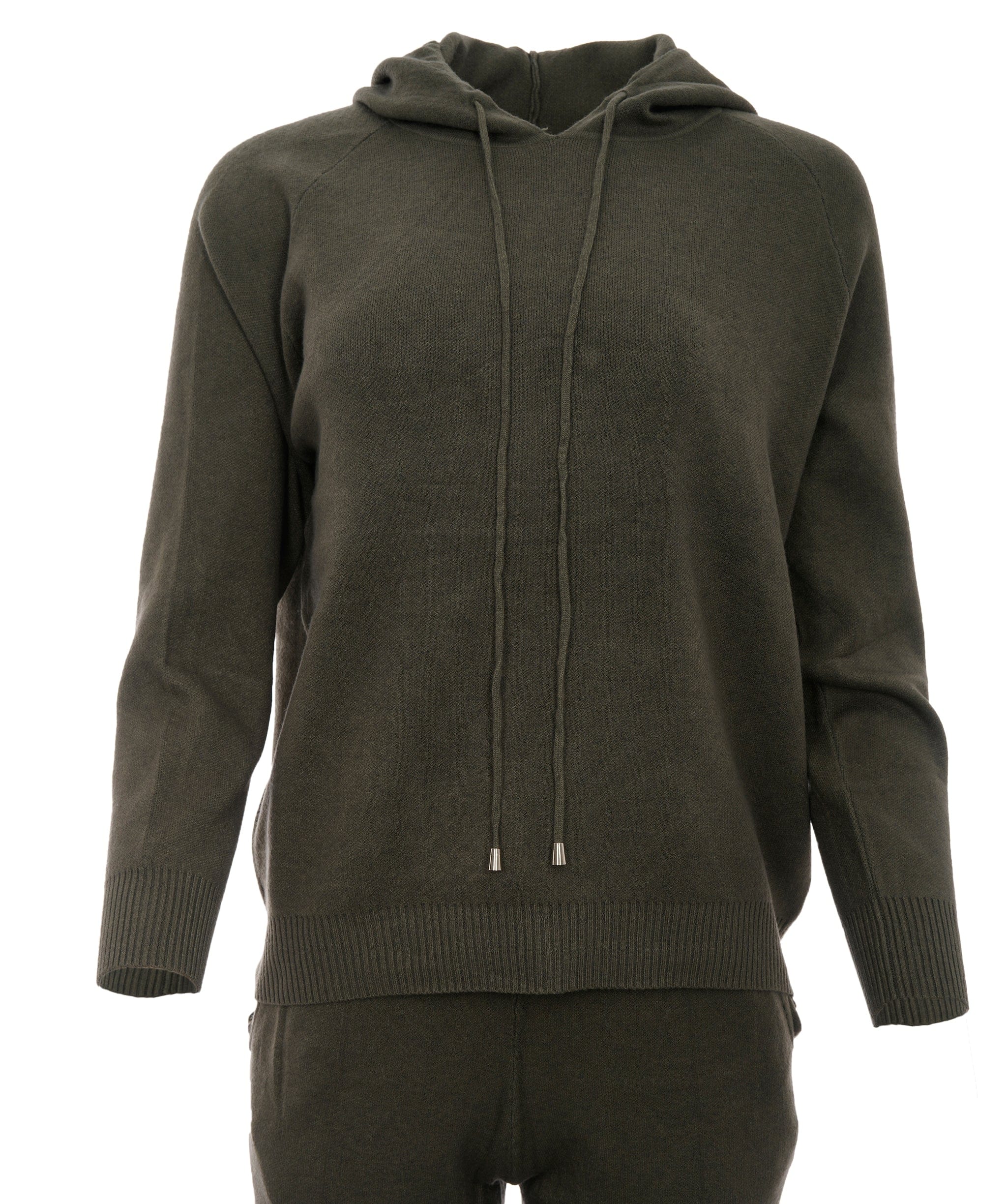 Luxury Promise Mia Sage M/L Hooded Cashmere Loungewear Set AKC0327