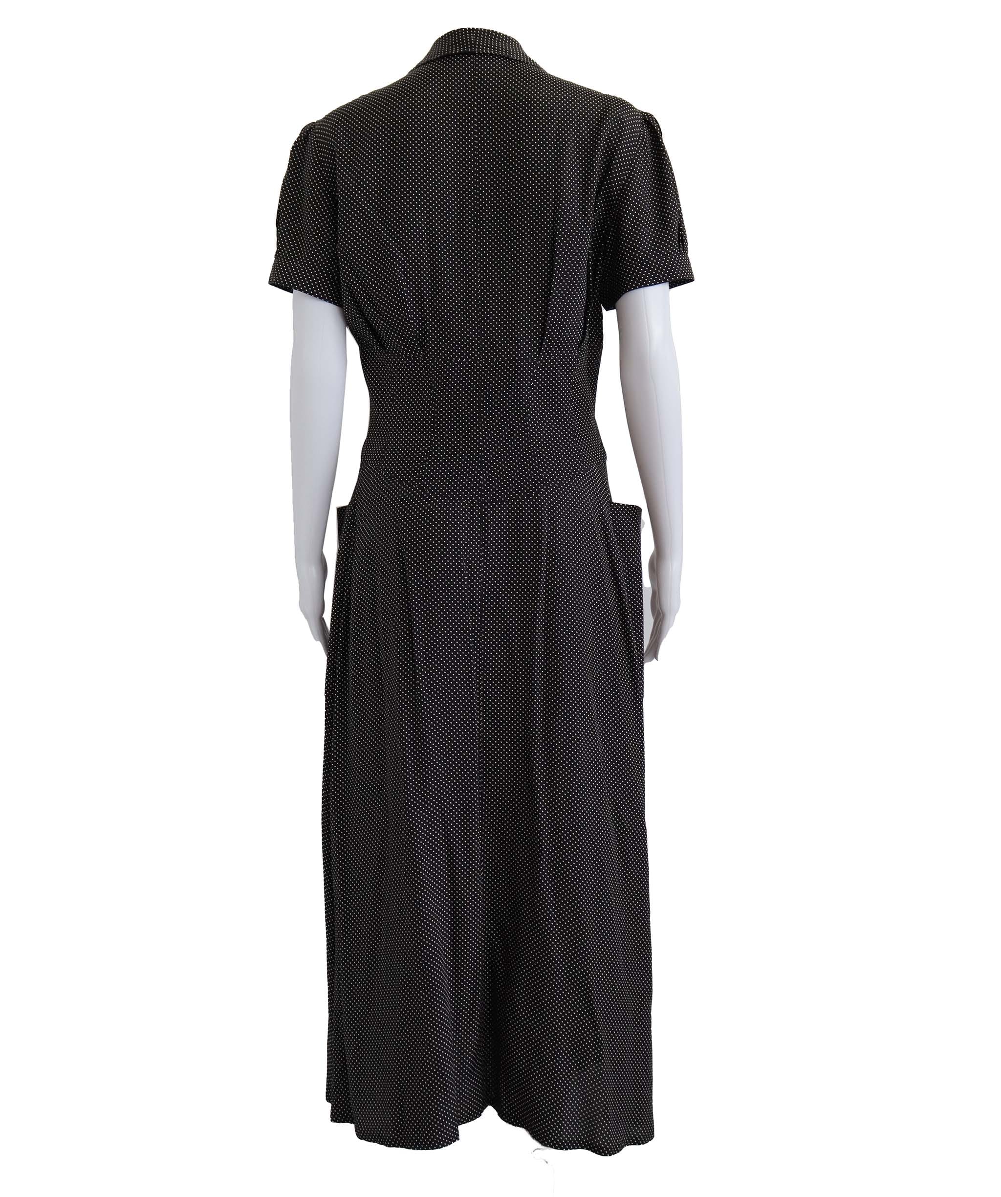 Luxury Promise Mugler Polka Dot Dress Size USA 6 AGC3557