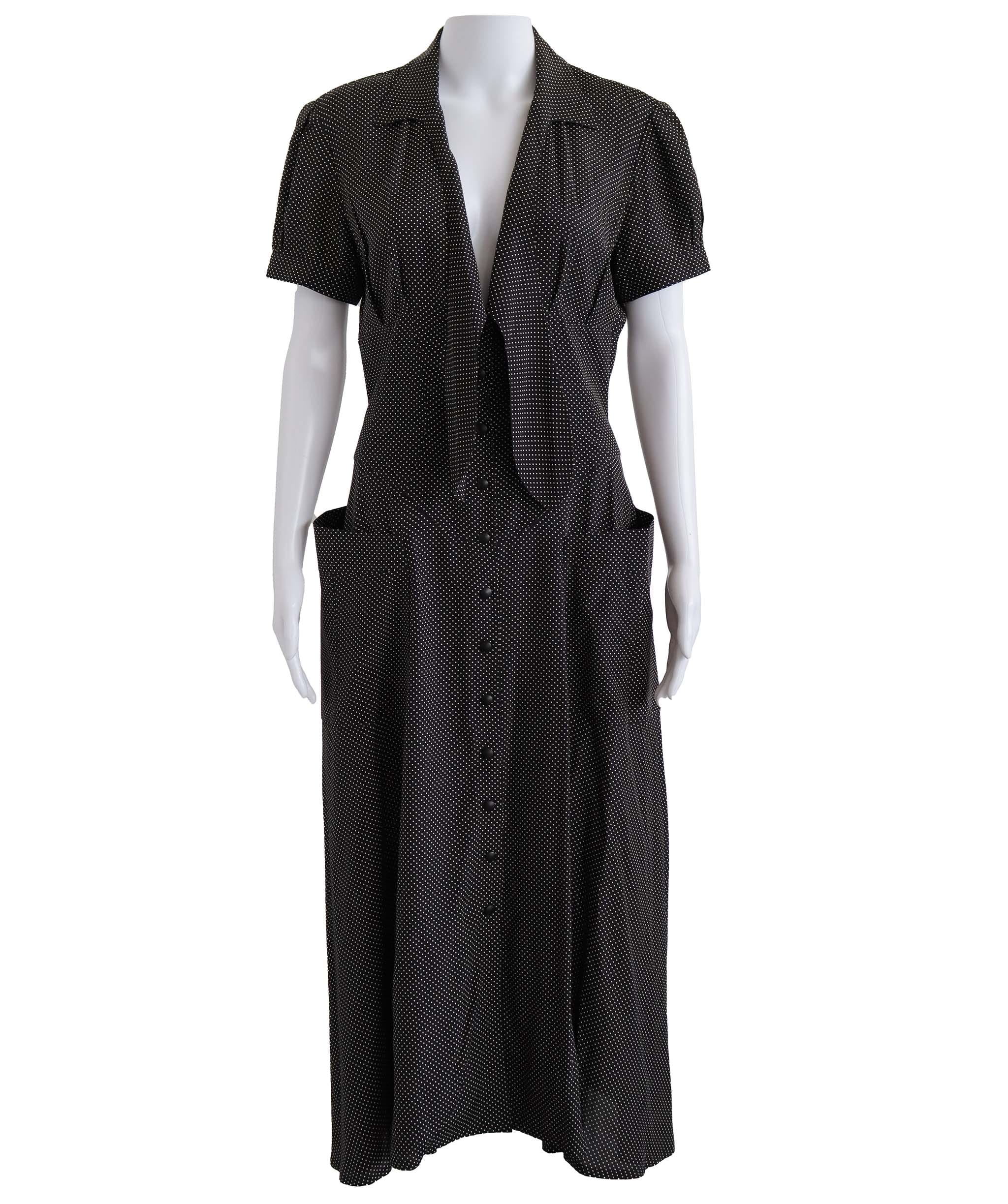 Luxury Promise Mugler Polka Dot Dress Size USA 6 AGC3557