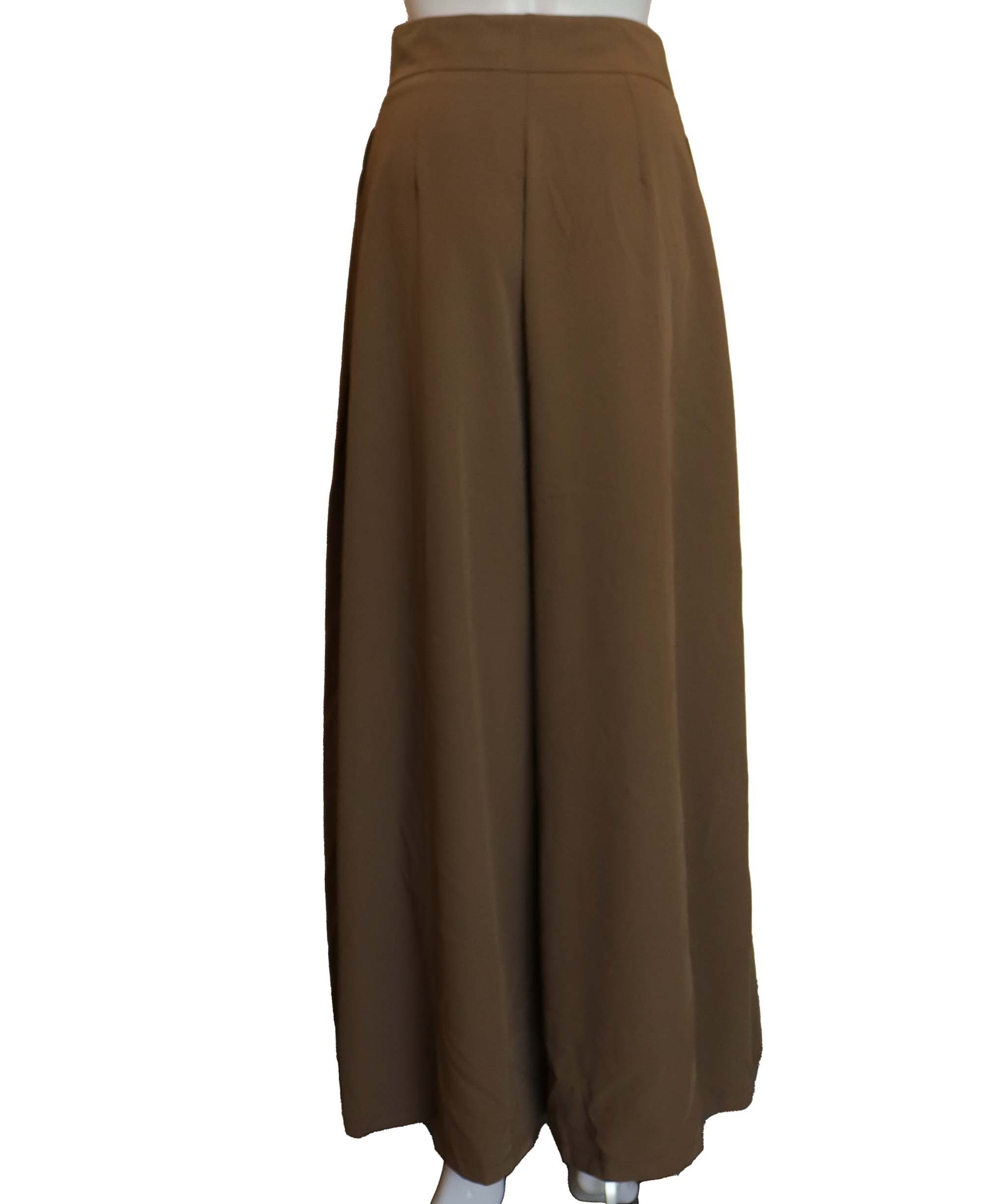 Luxury Promise NRE Trouser Brown Wide Leg AGC2715
