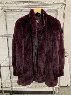Luxury Promise purple long coat 9926A280083/ B0214YS7RB