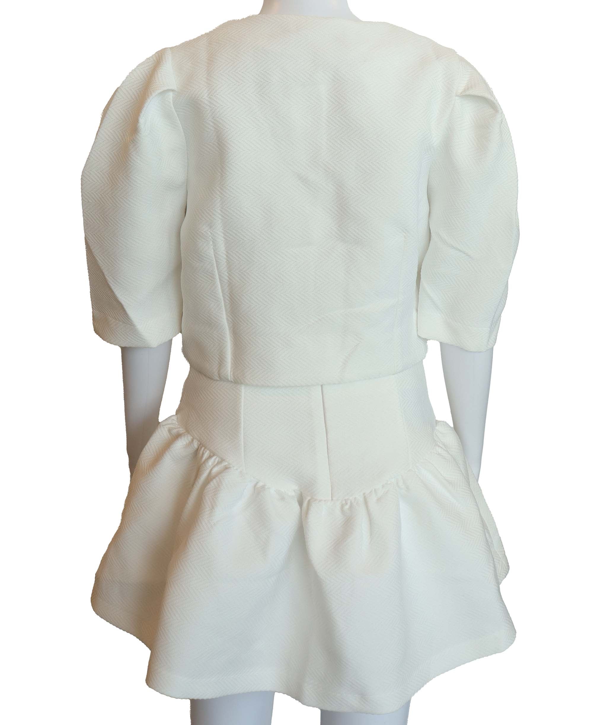 Luxury Promise S Gorgeous Top & Skirt White AGC2751