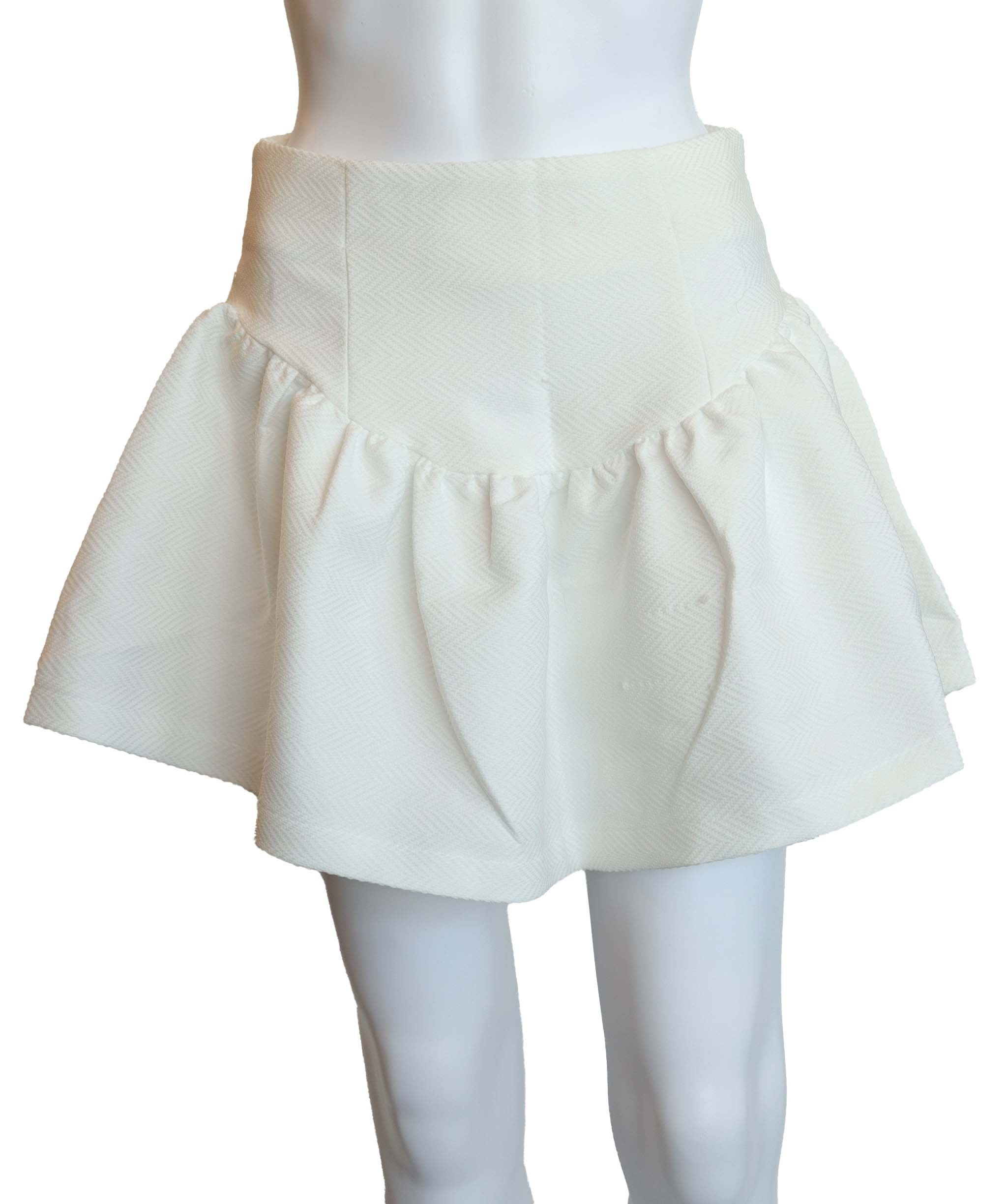 Luxury Promise S Gorgeous Top & Skirt White AGC2751